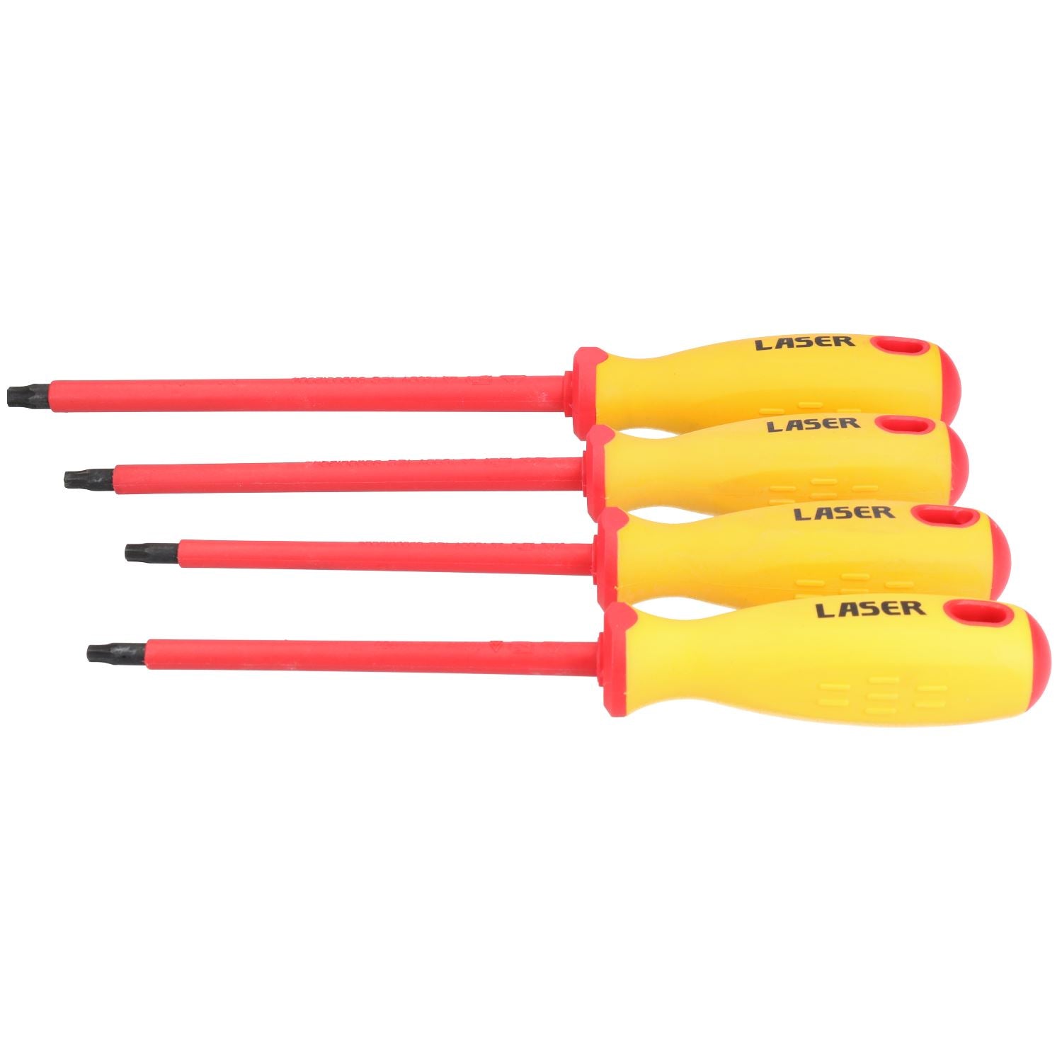 Tournevis Torx mâles isolés VDE T10 – T40 pour électriciens voitures hybrides