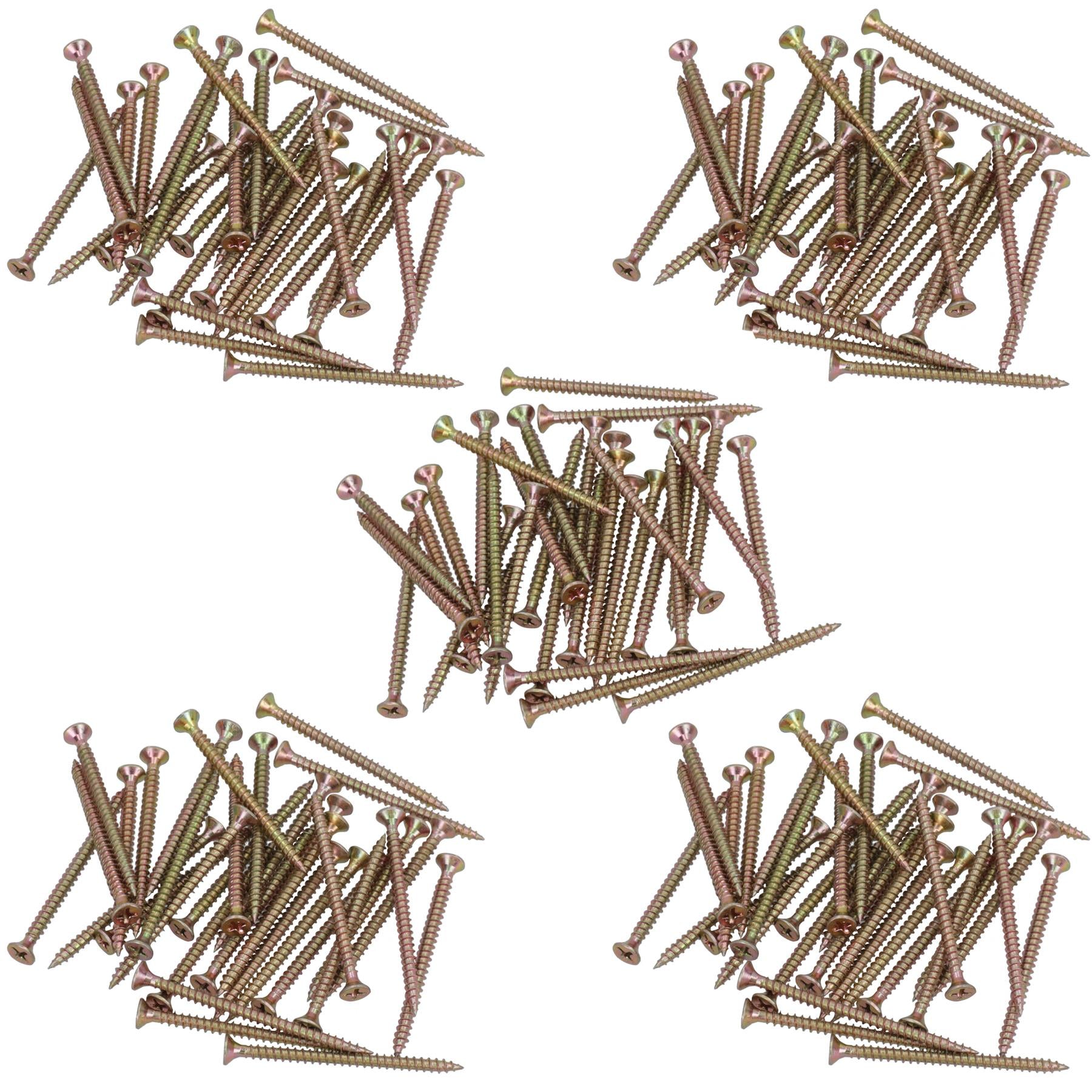 Vis à bois à tête fraisée multi-usages pour aggloméré 50 mm de long Pozi