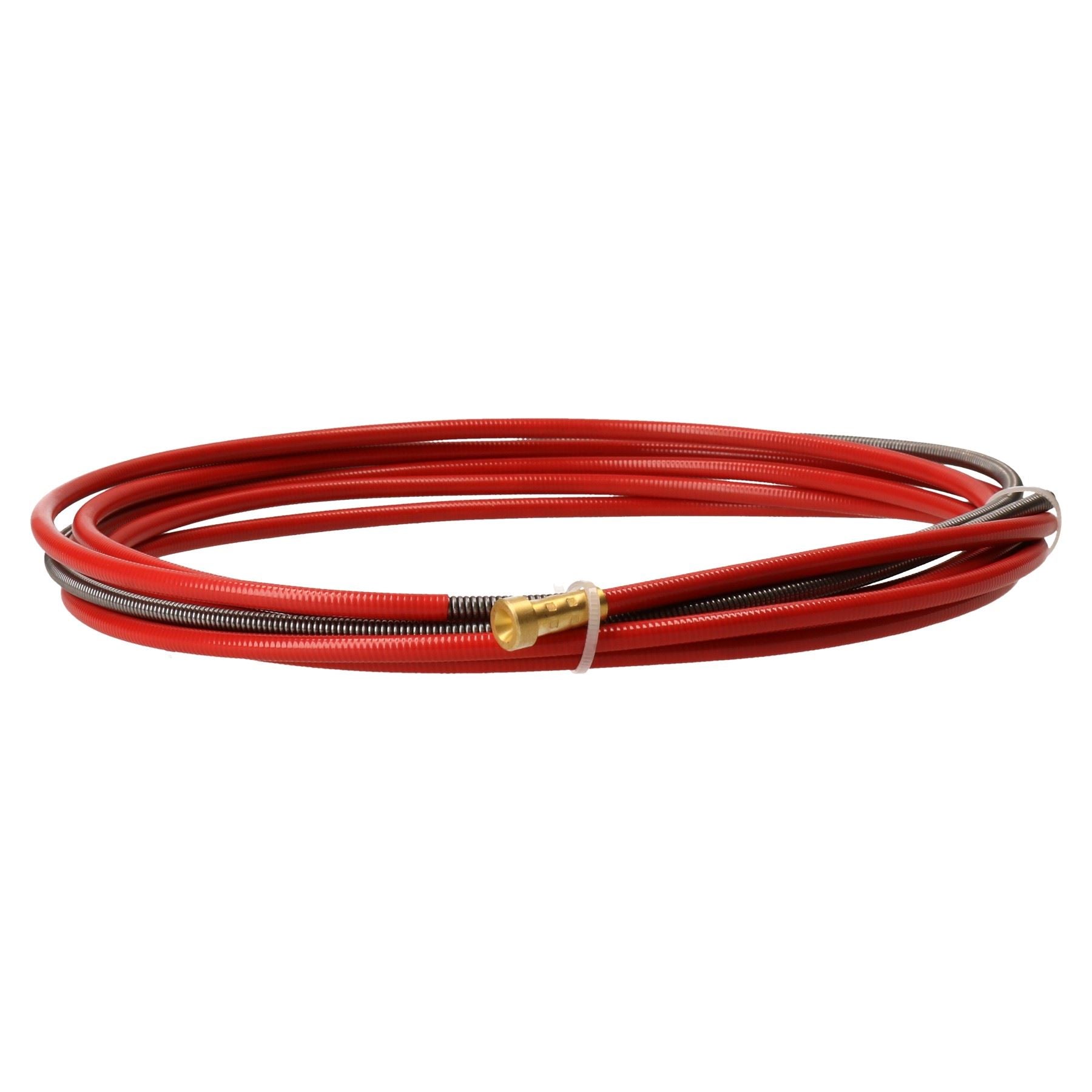 P.C. Liner Wire 1.0 - 1.2mm x 3M Welding Red Steel Plastic Coated MIG Torch