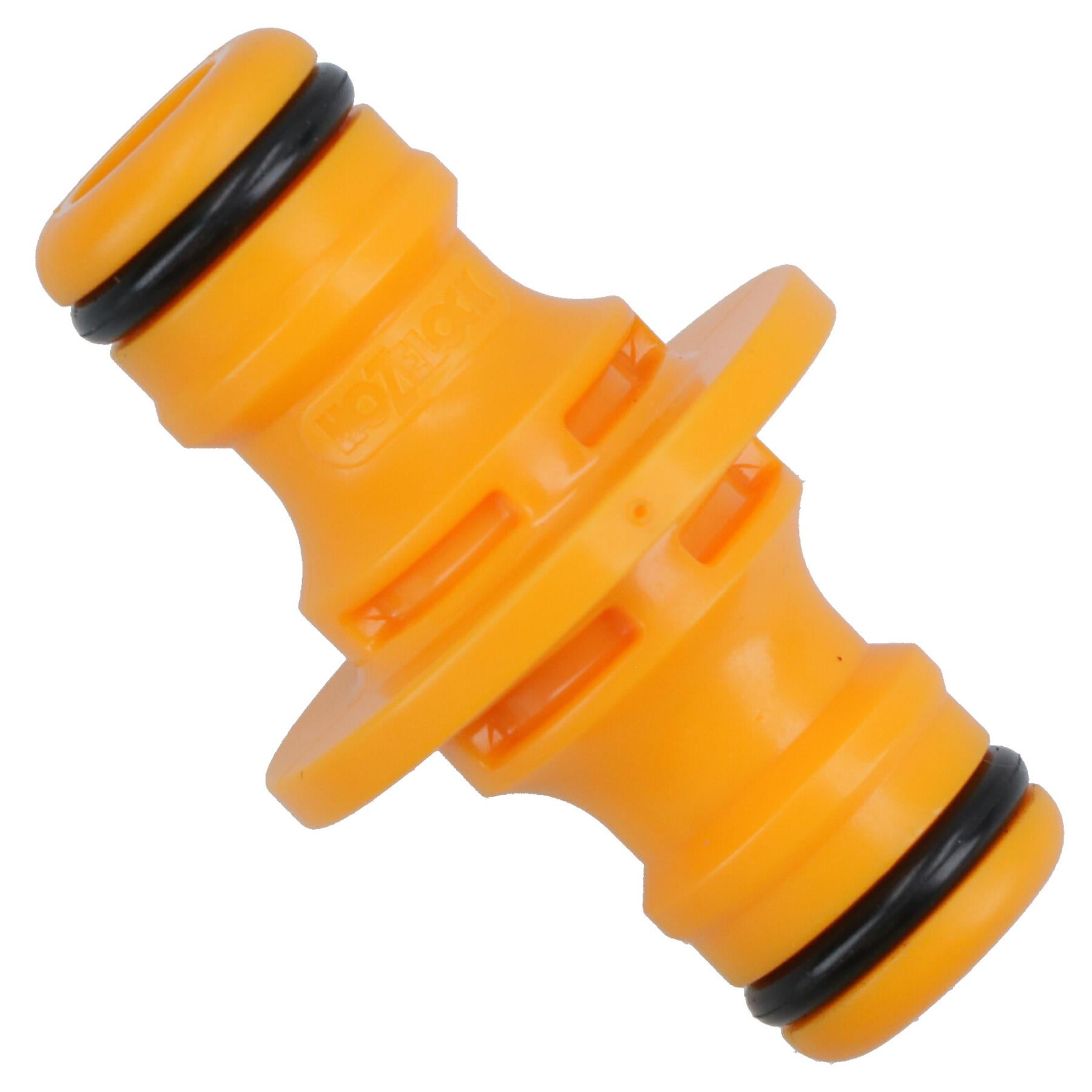 2 Way Double Male Hose Pipe Water Connector Quick Release Repair Joiner