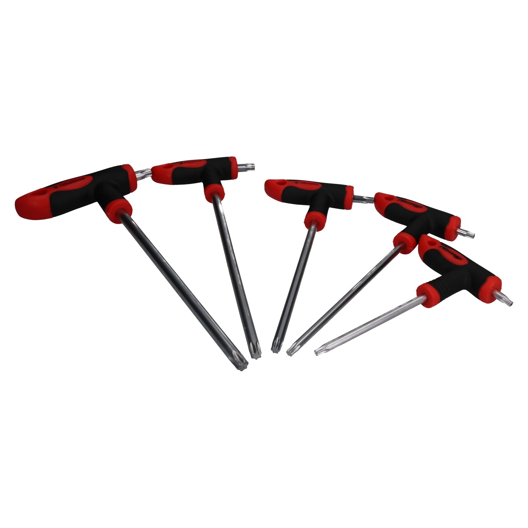 9-teiliger Torx-Stern-Sicherheitsschlüsselsatz mit T-Griff, manipulationssicher, T10 – T50, hohes Drehmoment