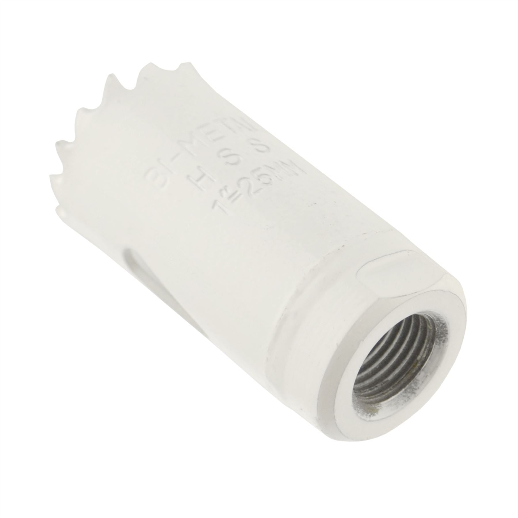 Scie cloche HSS à lame bimétallique pour coupe de l'acier et du bois de 14 à 22 mm + mandrins
