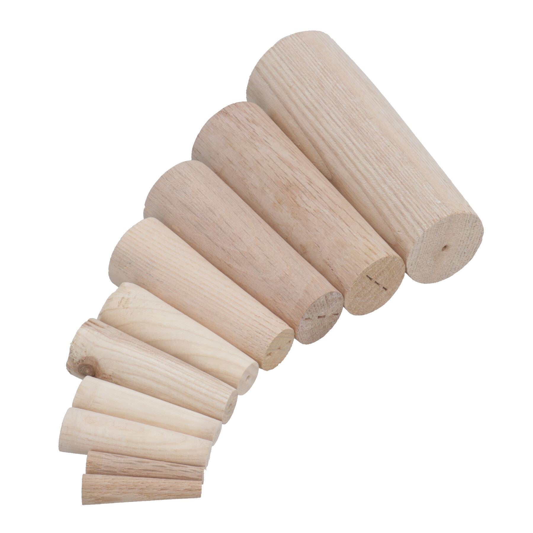 Lot de 10 bouchons de vidange extensibles en bois de 8 à 38 mm pour bateau