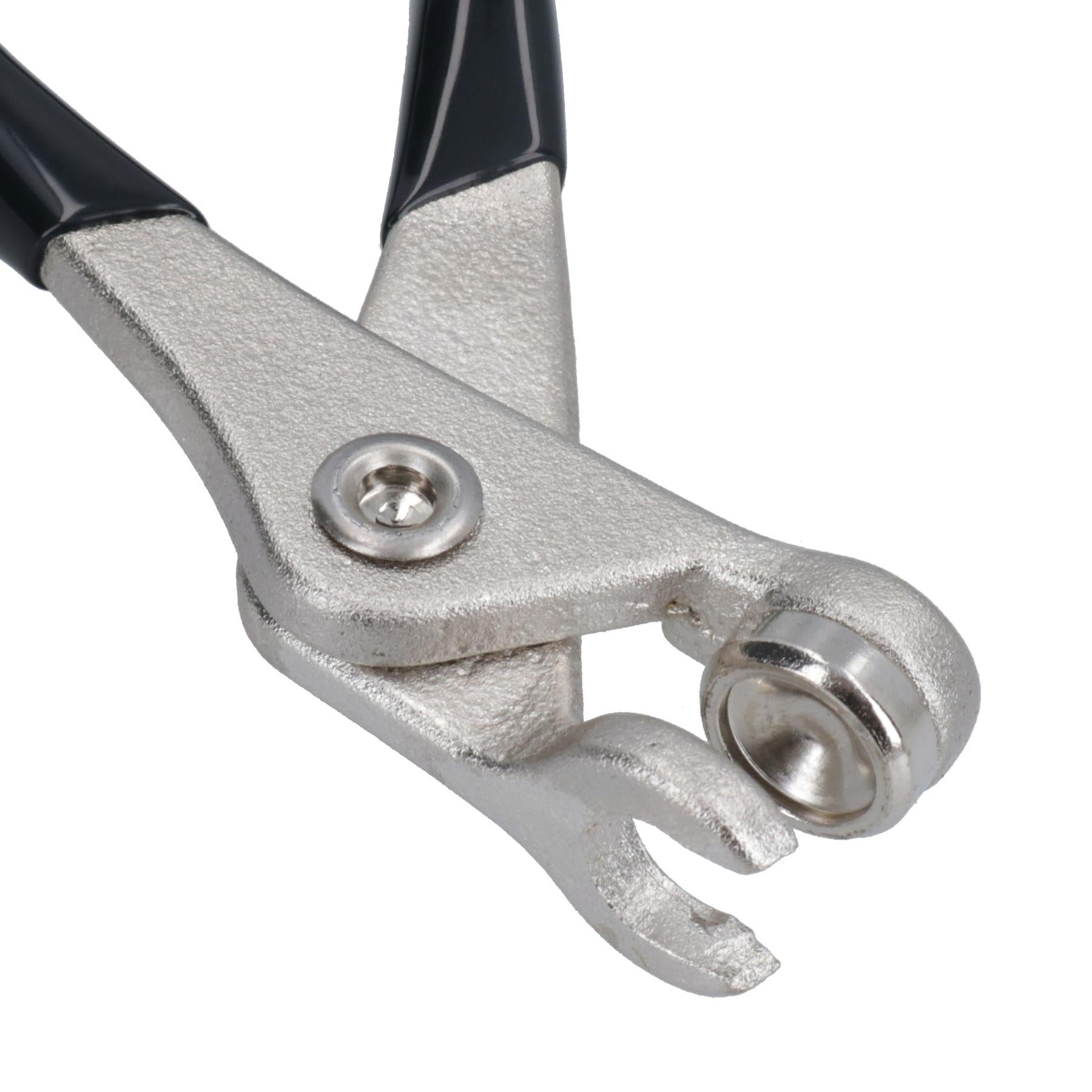 Cleco Seitenkanten-Endklemmen, Befestigungsgriffe, 19 mm offen, 25 mm Tiefe + Zange