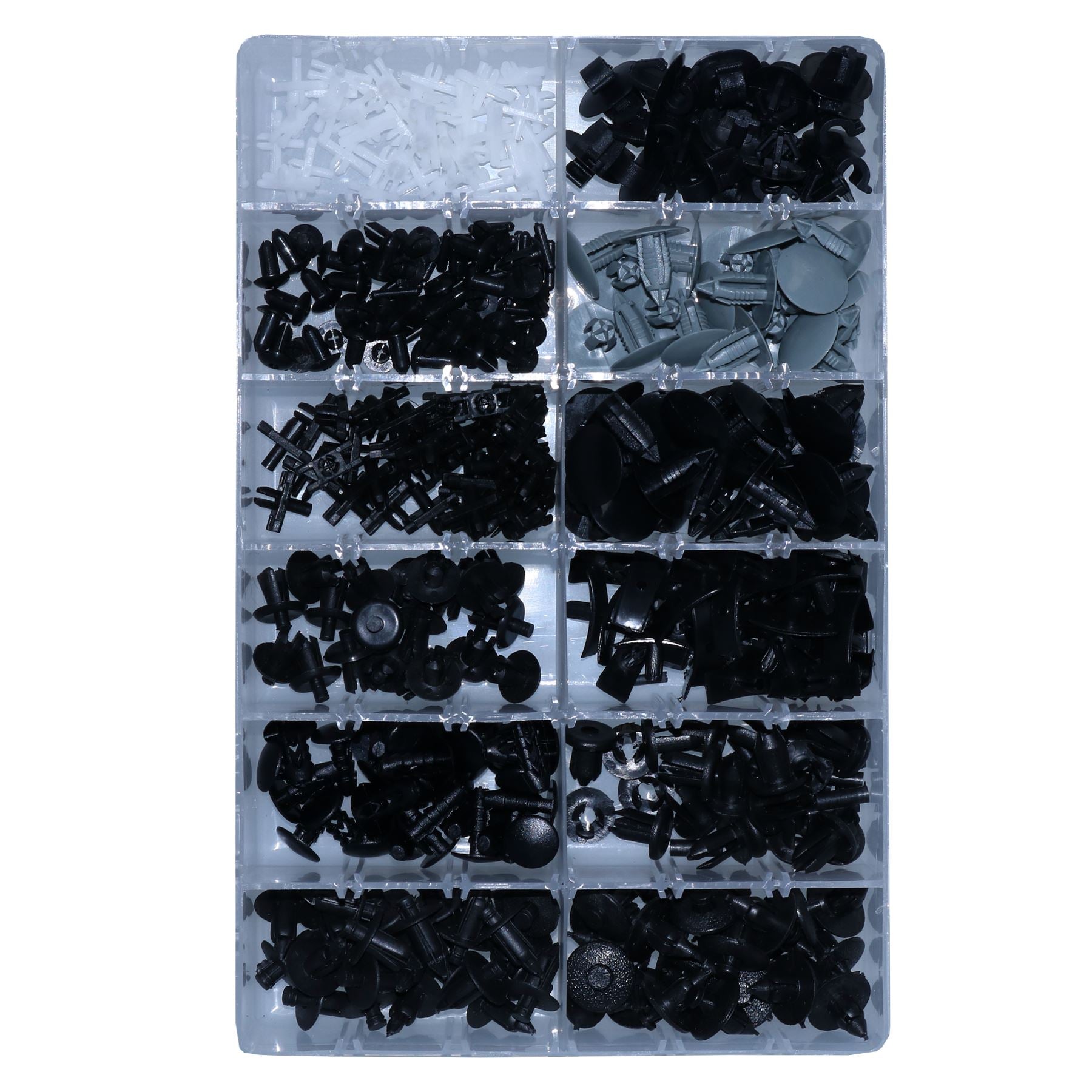 Assortiment de 350 clips de garniture Volvo, rivets, œillets de retenue, fixations