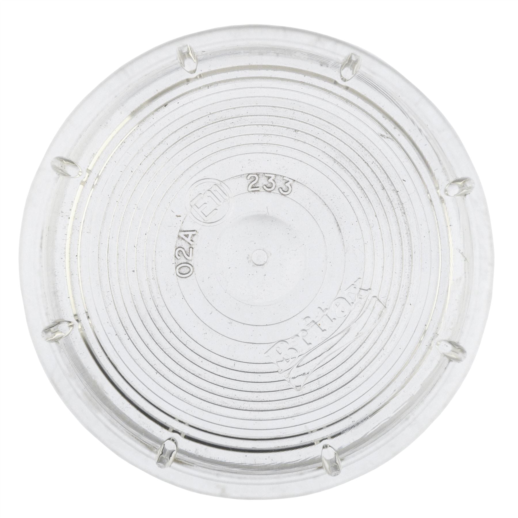 Britax Seitenmarkierungs-Ersatzglas, WEISS, Umrissleuchte, TR202