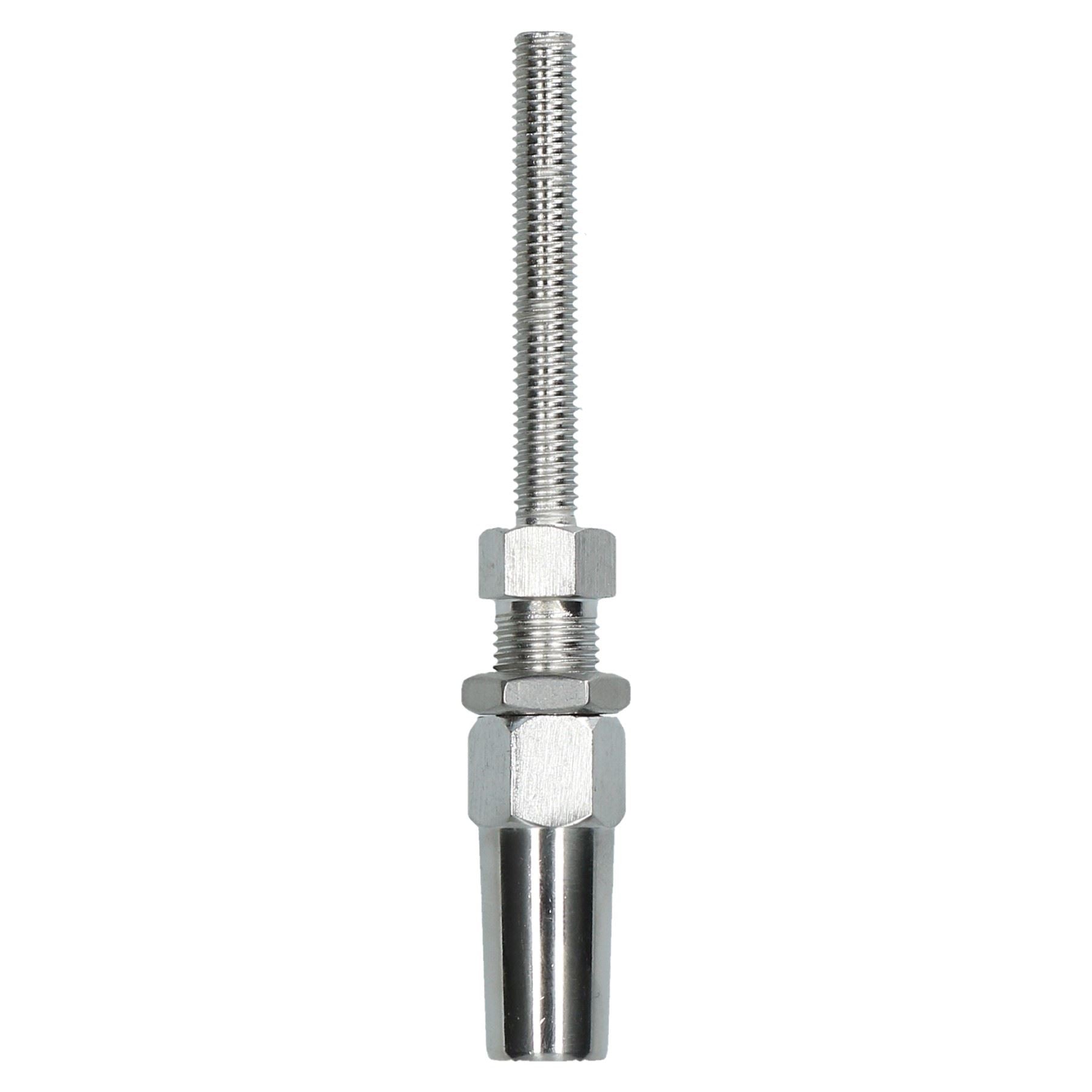 Raccord de câble métallique DIY Raccord d'extrémité de gréement sans emmanchement en acier inoxydable 316