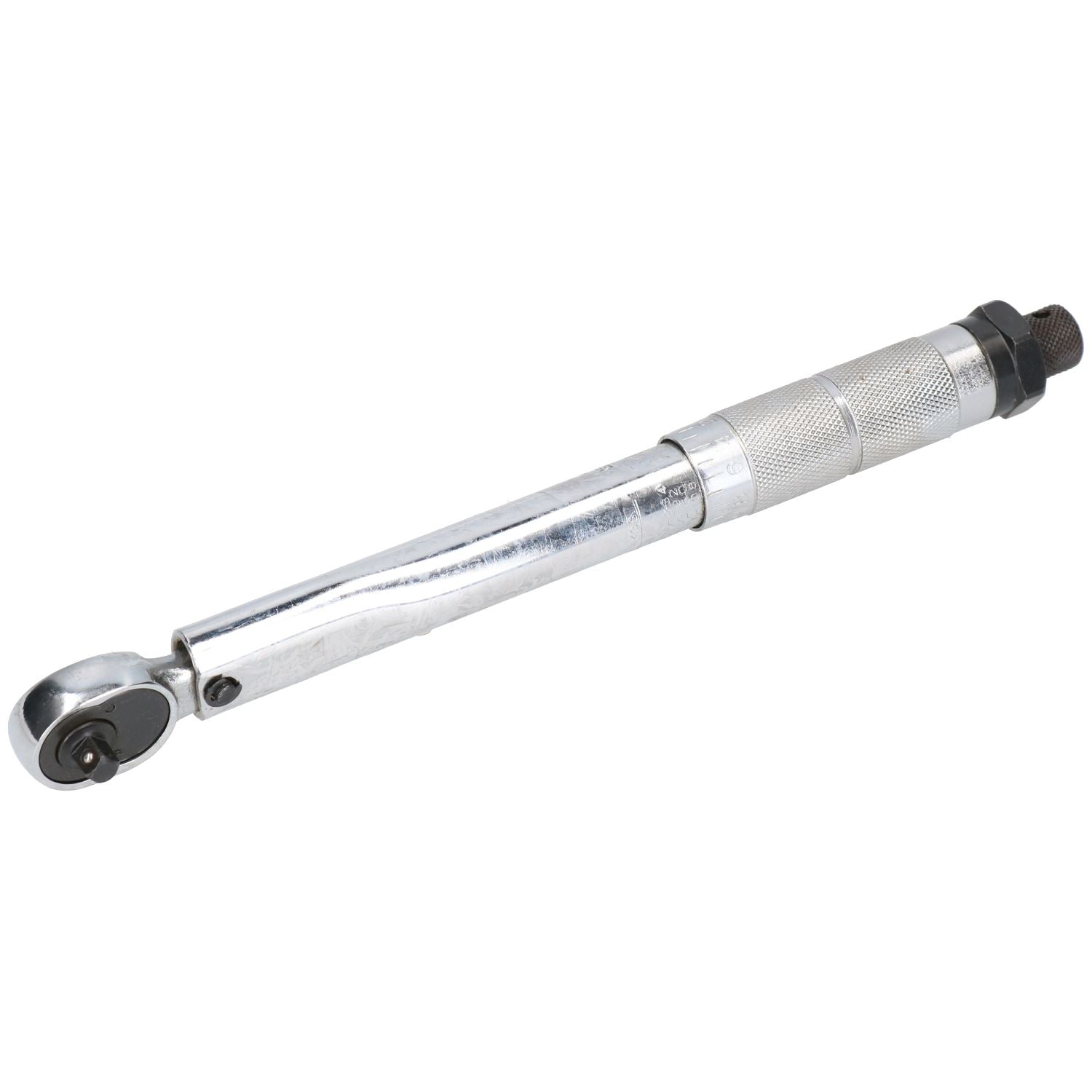 1/4"-Antrieb, Klick-Drehmomentschlüssel, 5 - 25 Nm, mit metrischen Stecknüssen + 5-teiligen Verlängerungen