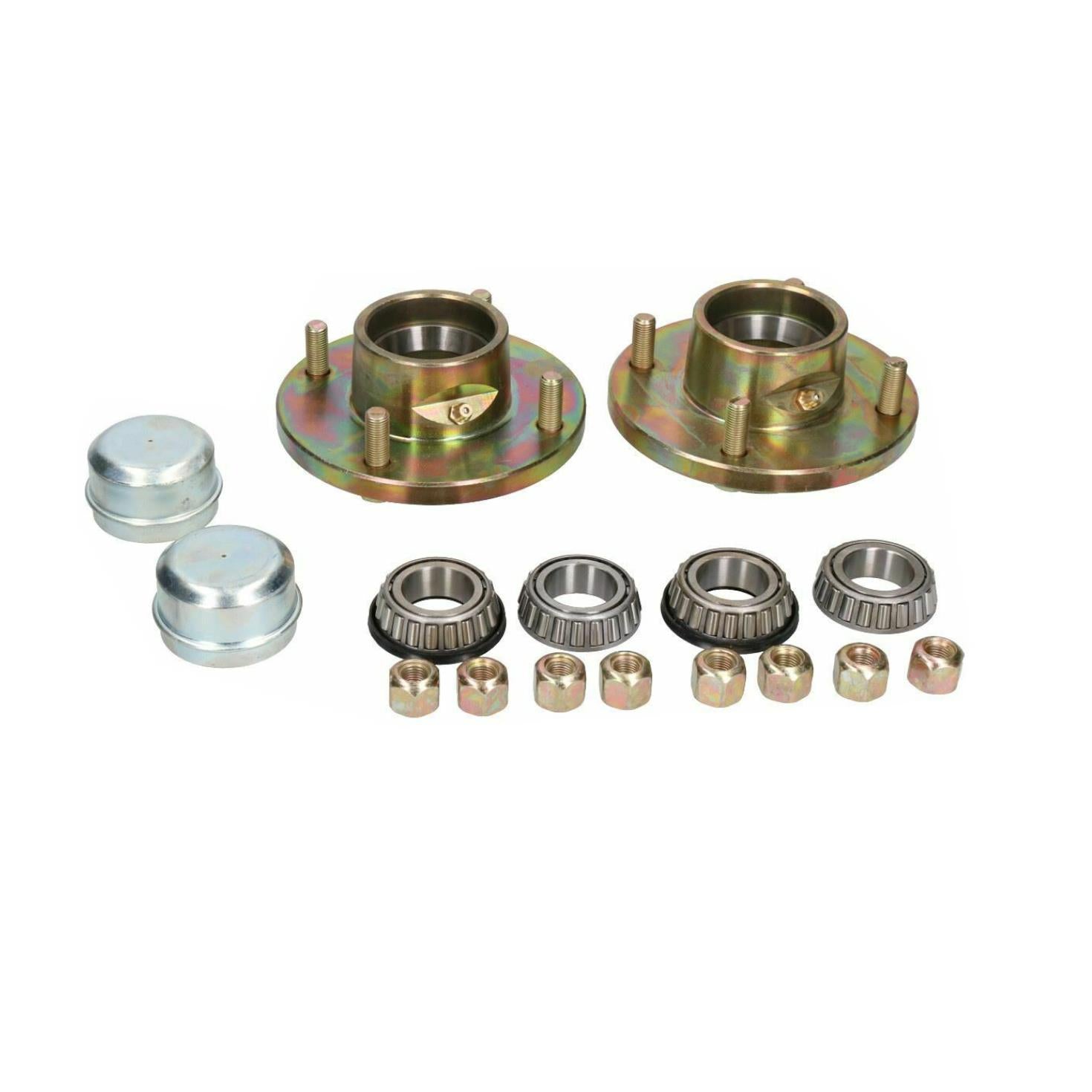 Kit de remorque 350 kg Unités de suspension Attelage Feux Garde-boue Câble de 5 m Roues