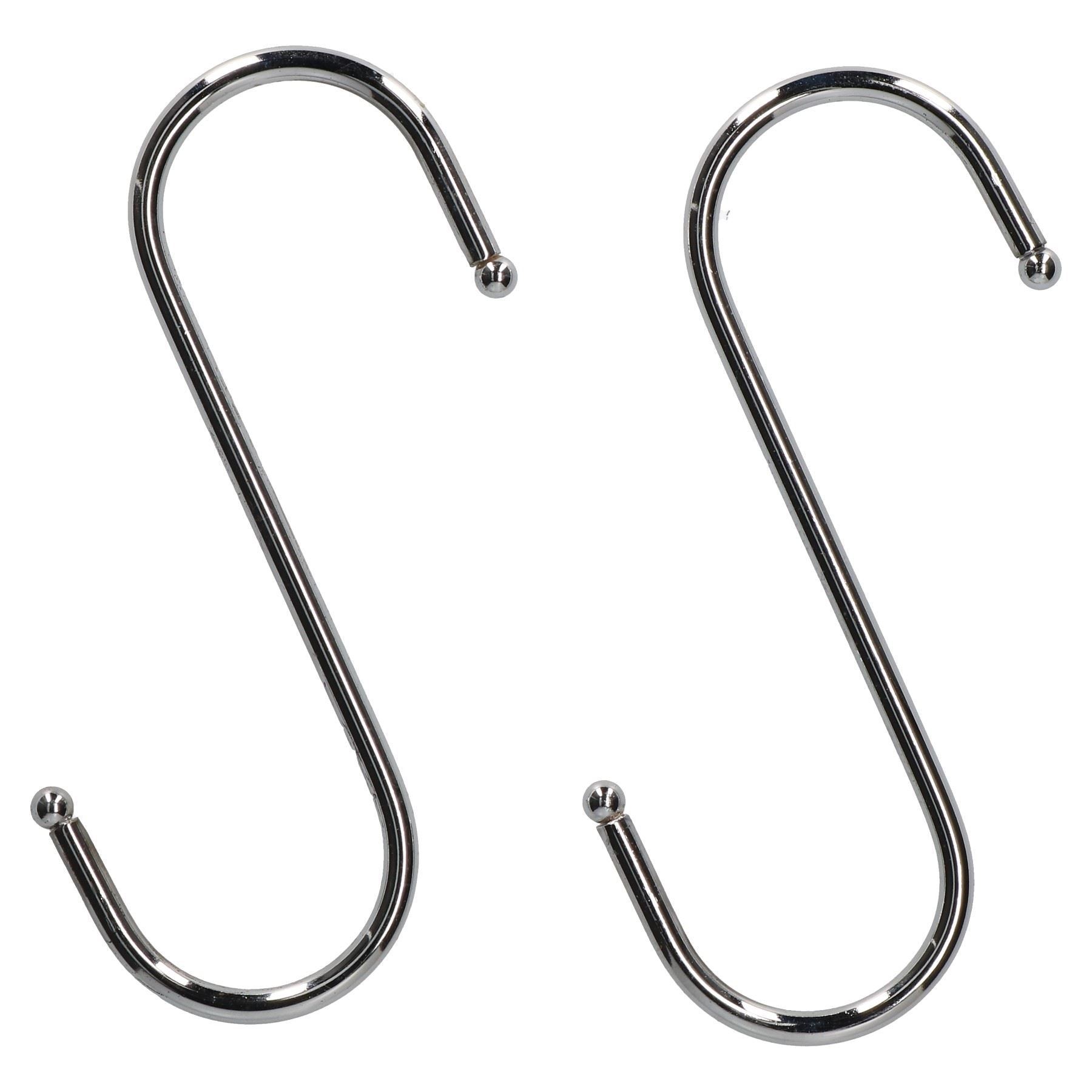 2 Packs Large 'S' Hook 150 x 110mm Hook Stainless Steel Home Kitchen Garden Garage