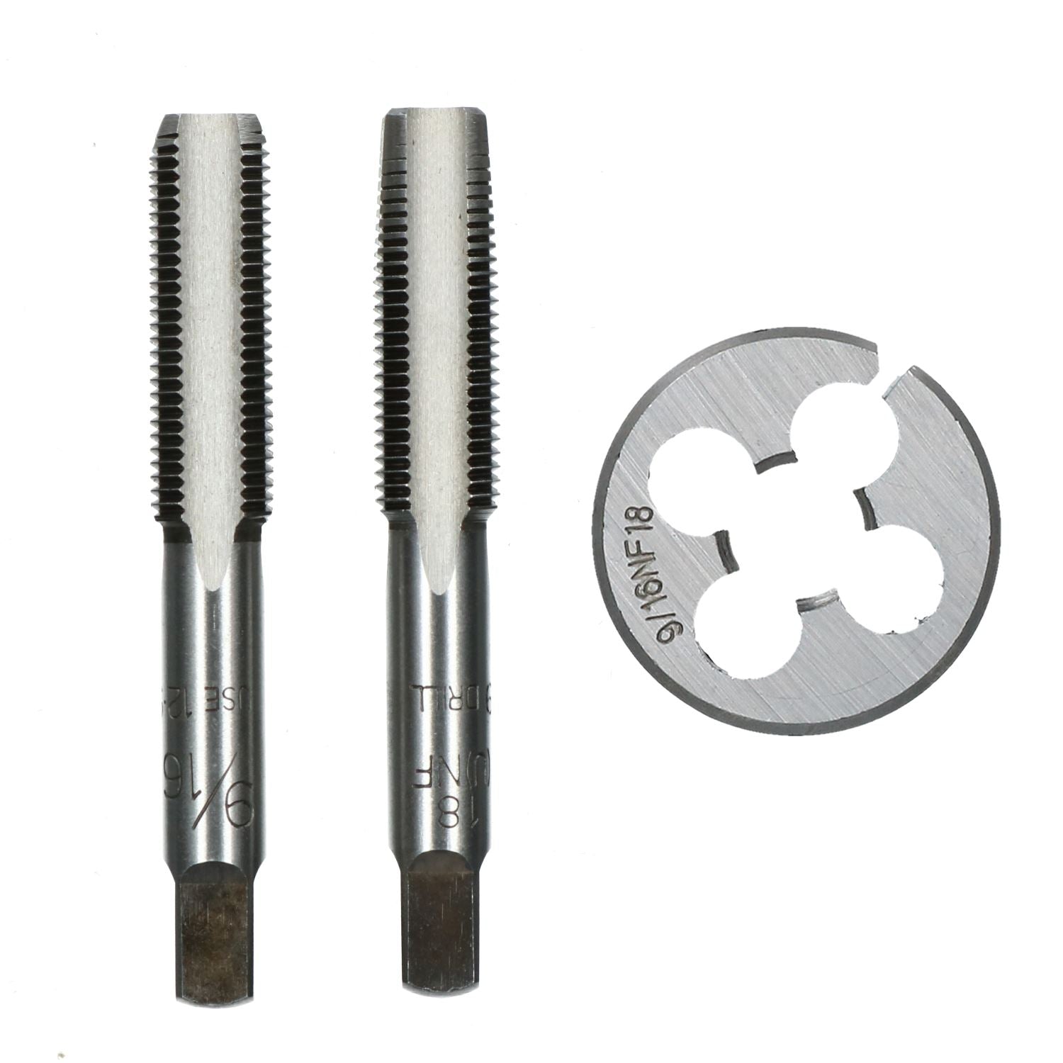 UNF Imperial Gewindebohrer und Schneideisen, Wolframstahl, Kegel und Stopfen, 5/16" - 3/4"