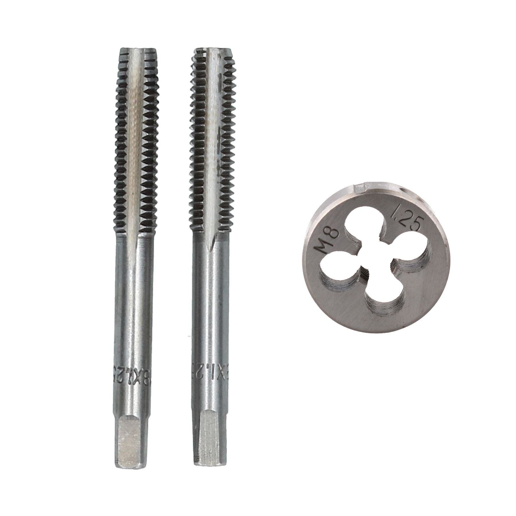 Metric Tap and Die Tungsten Steel Taper and Plug Set M2 - M18