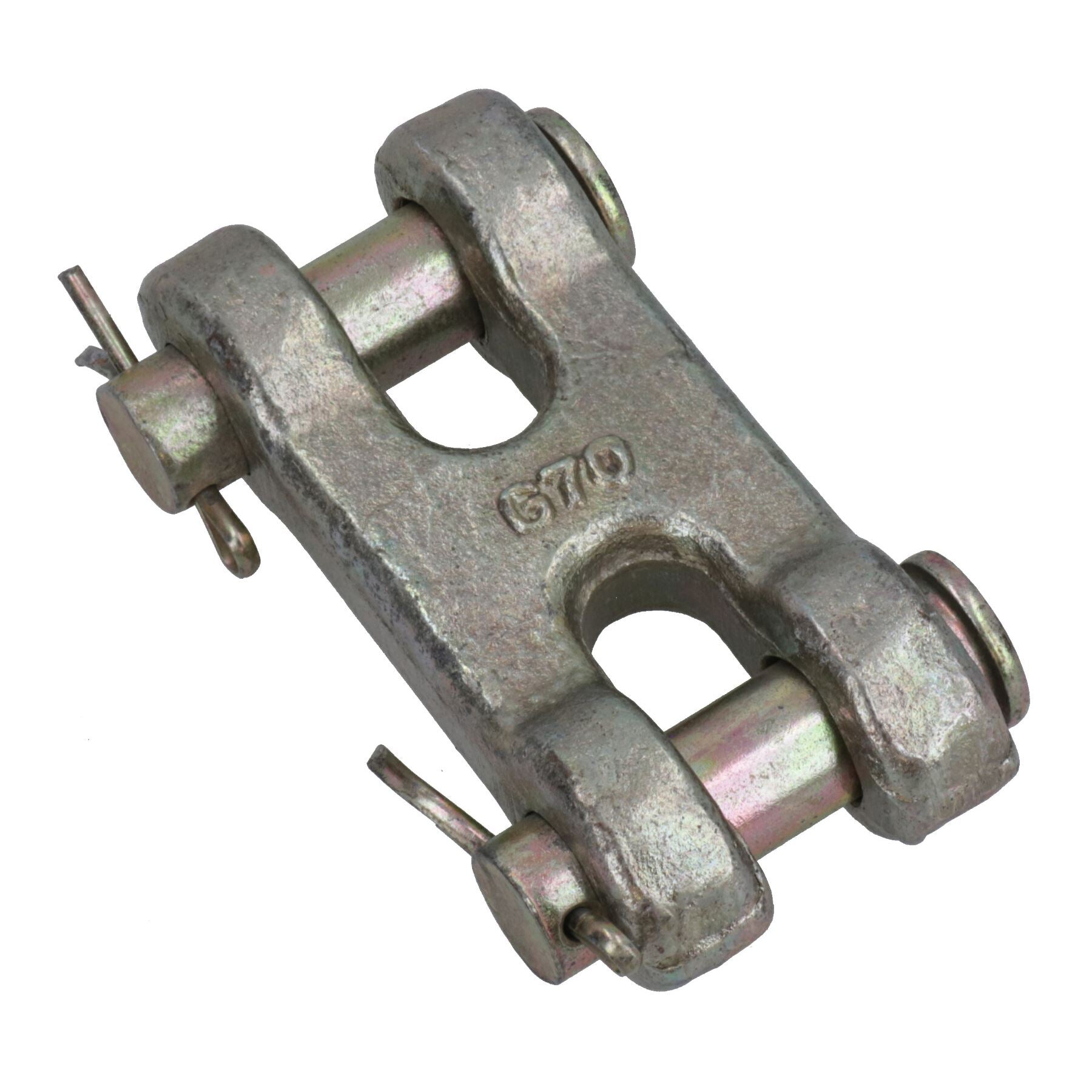 Double Clevis Link Joiner Attachment For 7/16in – 1/2in Sized Chains Hooks