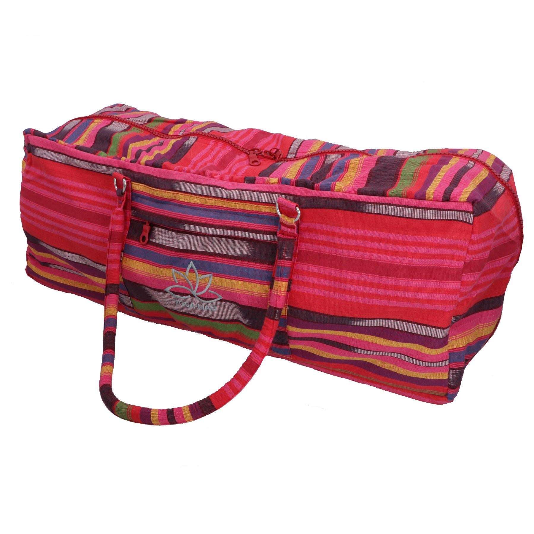 Yoga Pilates Kit Duffle Bag Travel Mat Carrier Blue or Pink Studio Gym Fitness
