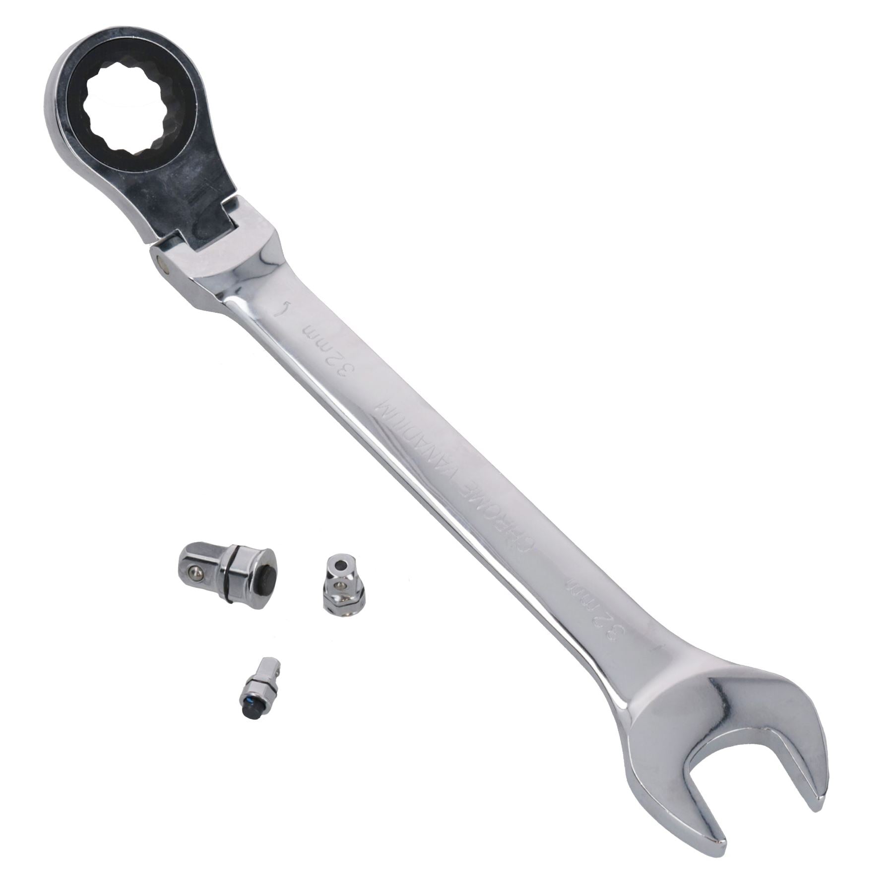 Jeu de 20 clés mixtes à cliquet à tête flexible métrique 8 mm – 32 mm