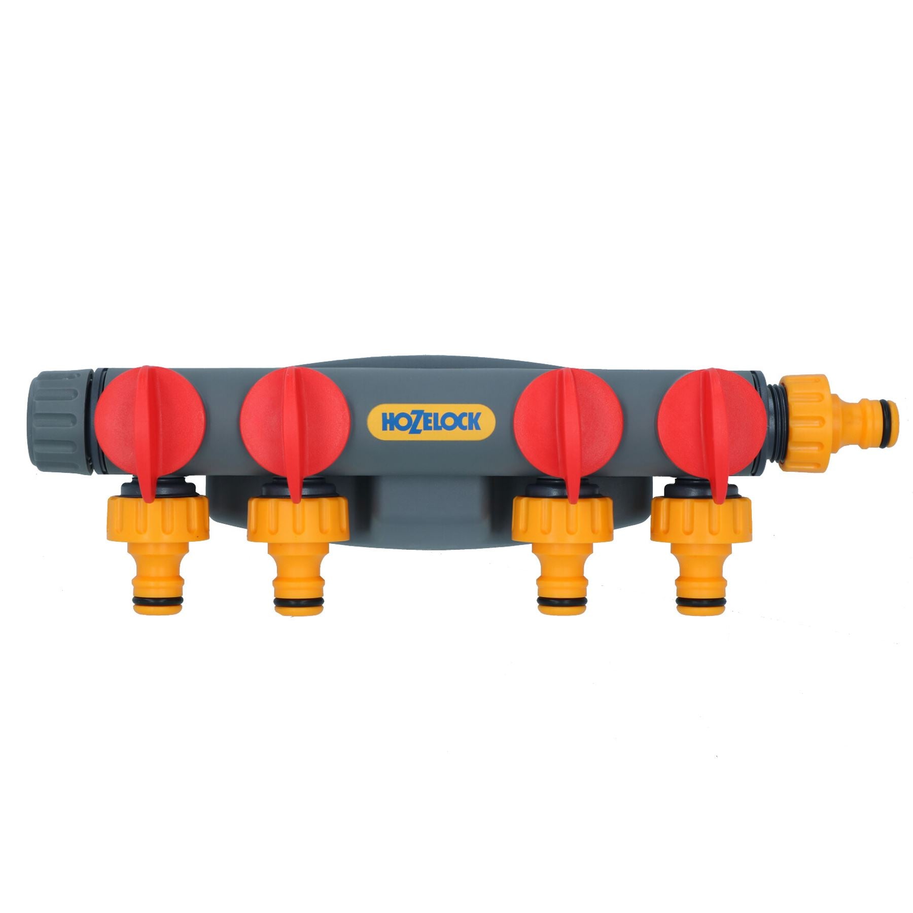 Hozelock 2-, 3- oder 4-Wege-Wasserhahn, Mehrfach-Schlauchverbinder, Bewässerung, Garten, Hof