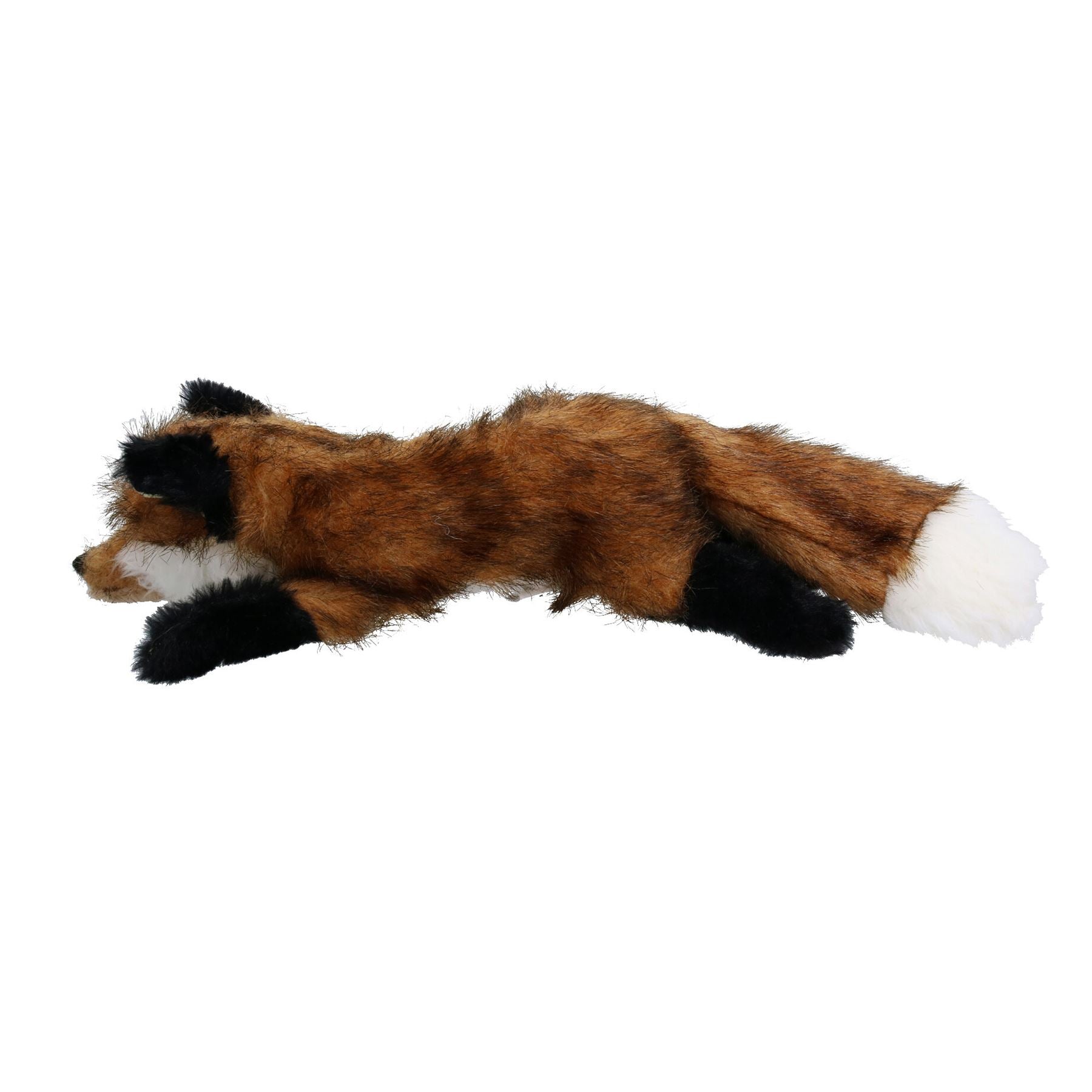 Klassisches Hundewelpen-Spielzeug, weicher Plüsch, großer Fuchs mit Quietscher