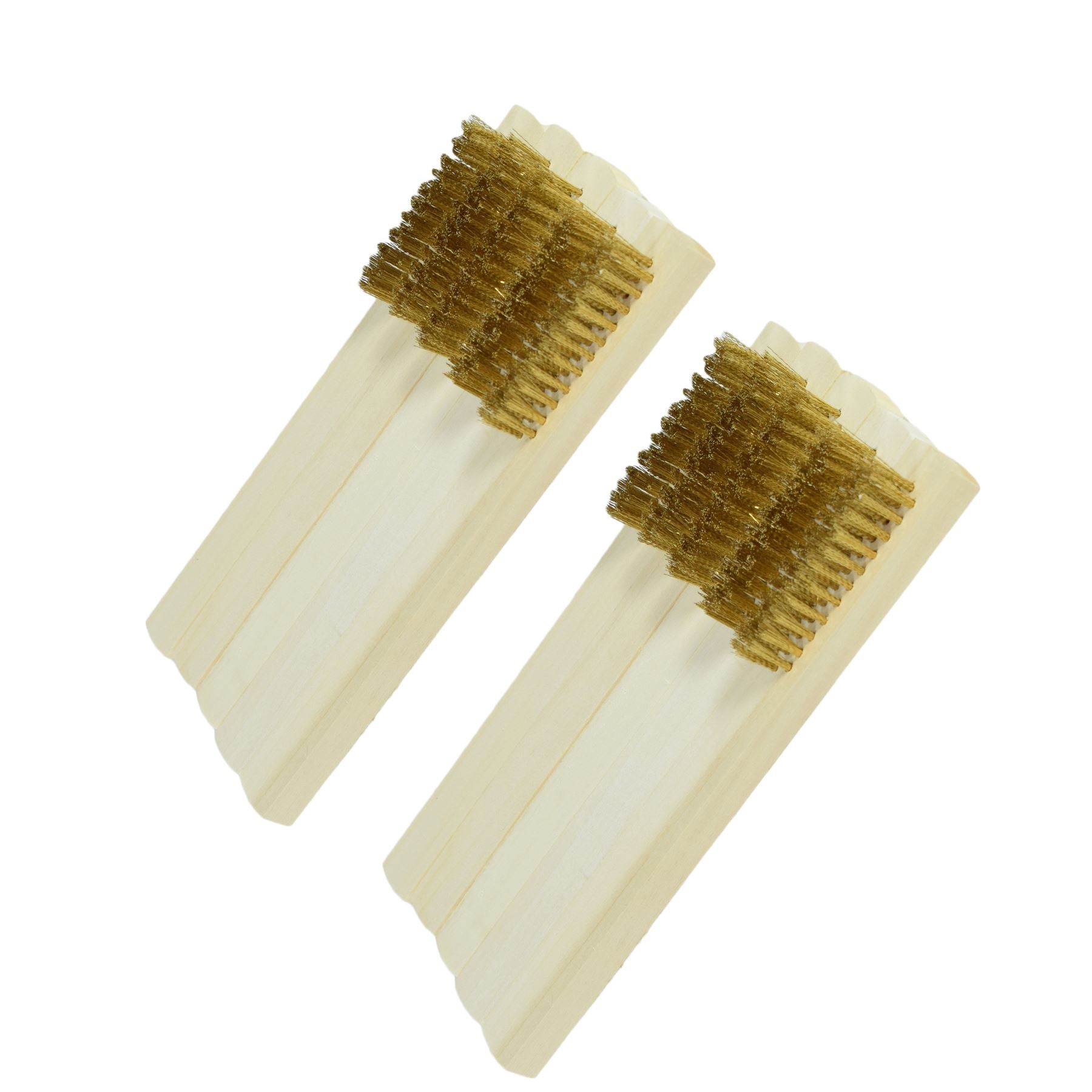 Lot de 10 brosses nettoyantes pour bornes électriques de bougies d'allumage en laiton et bois