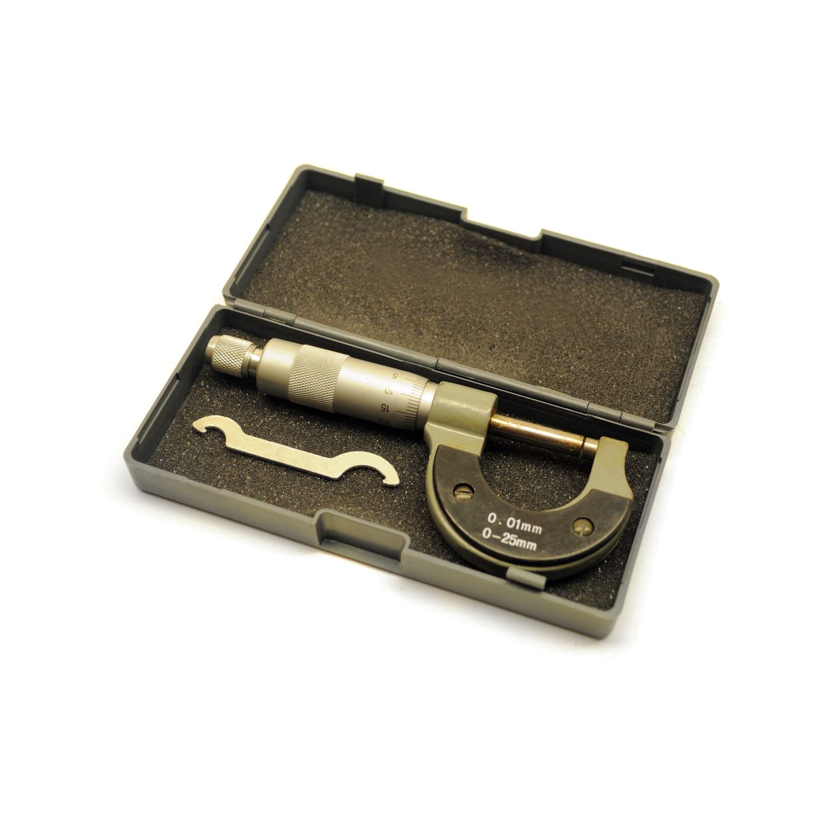 Micrometer 0 - 25mm External Engineers Micro Analogue Measure Gauge TE244