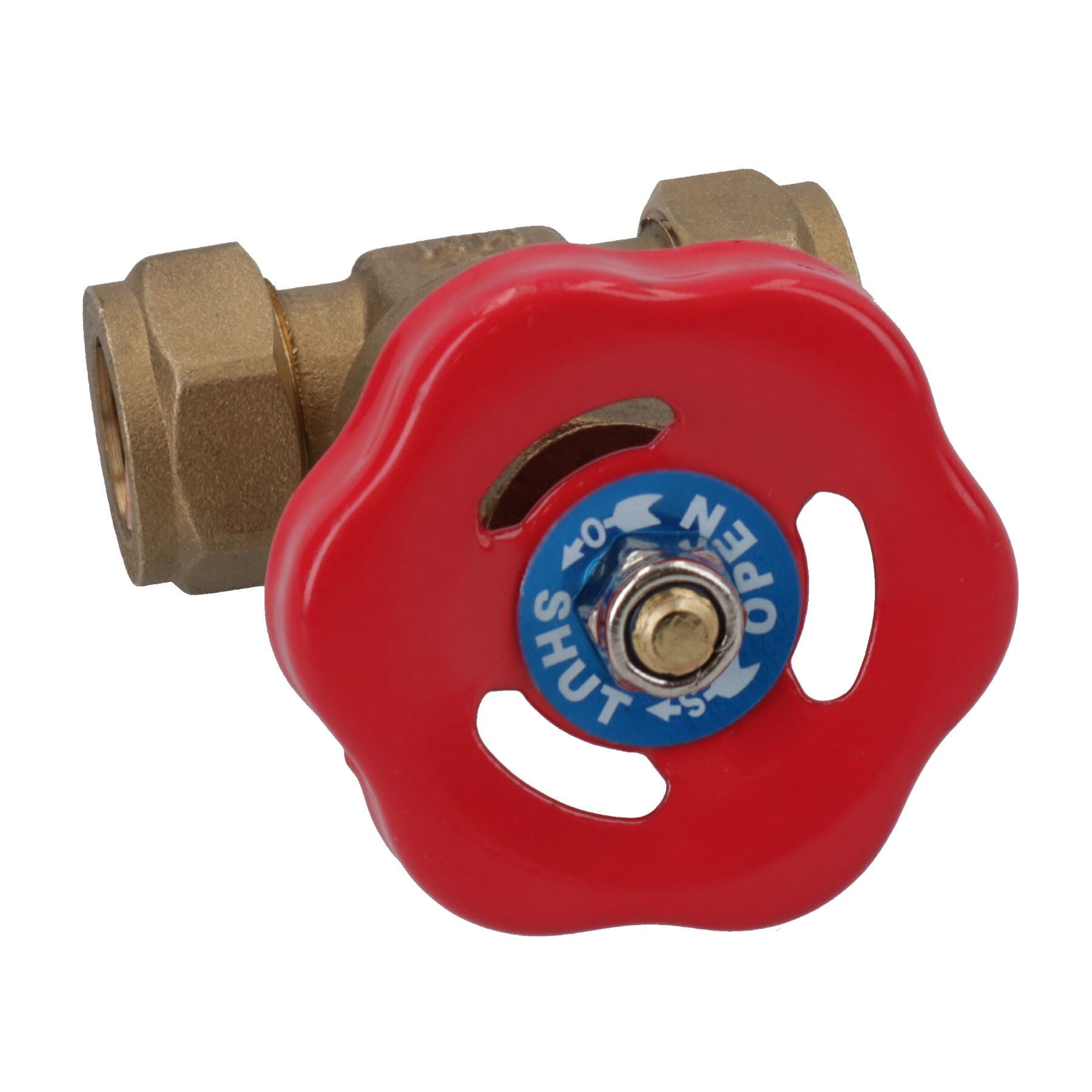 15mm Copper Pipe Gas Valve Isolator Turn On Off Gas Cock Plumbing Connector