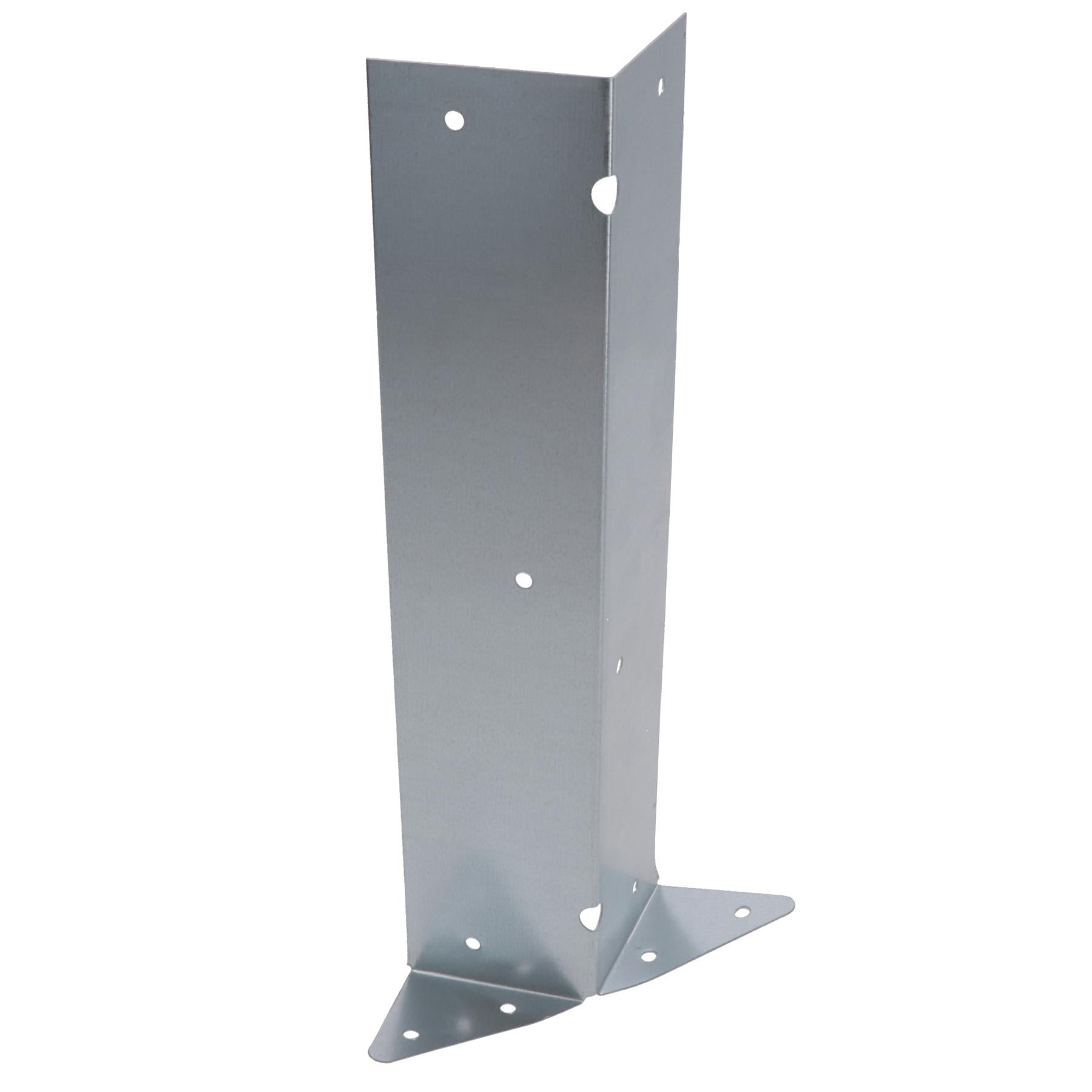Arris Rail Bracket Fence Post Support Galvanised 100mm, 225mm or 300mm