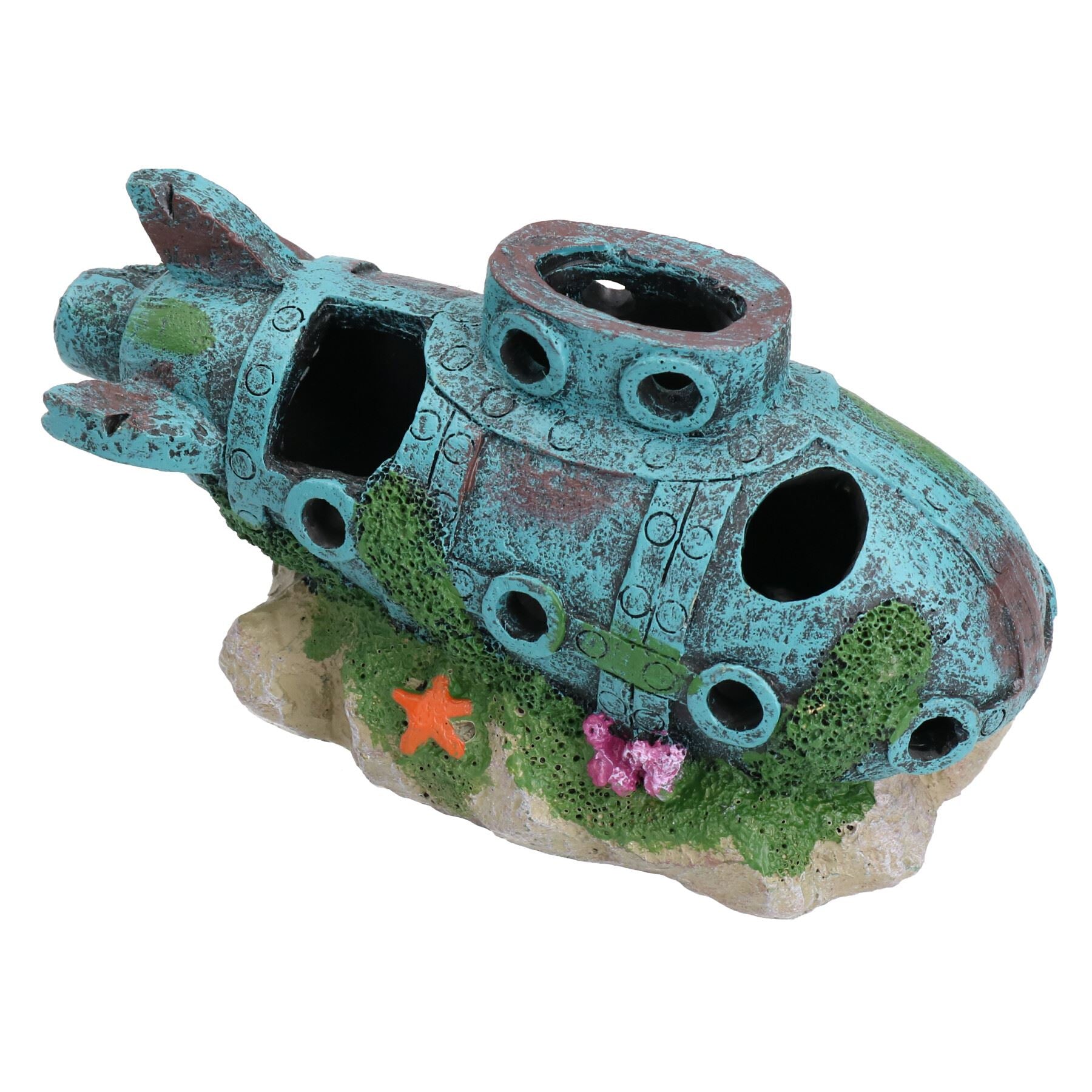 Décoration d'aquarium aquatique LED sous-marin 7x8x15cm