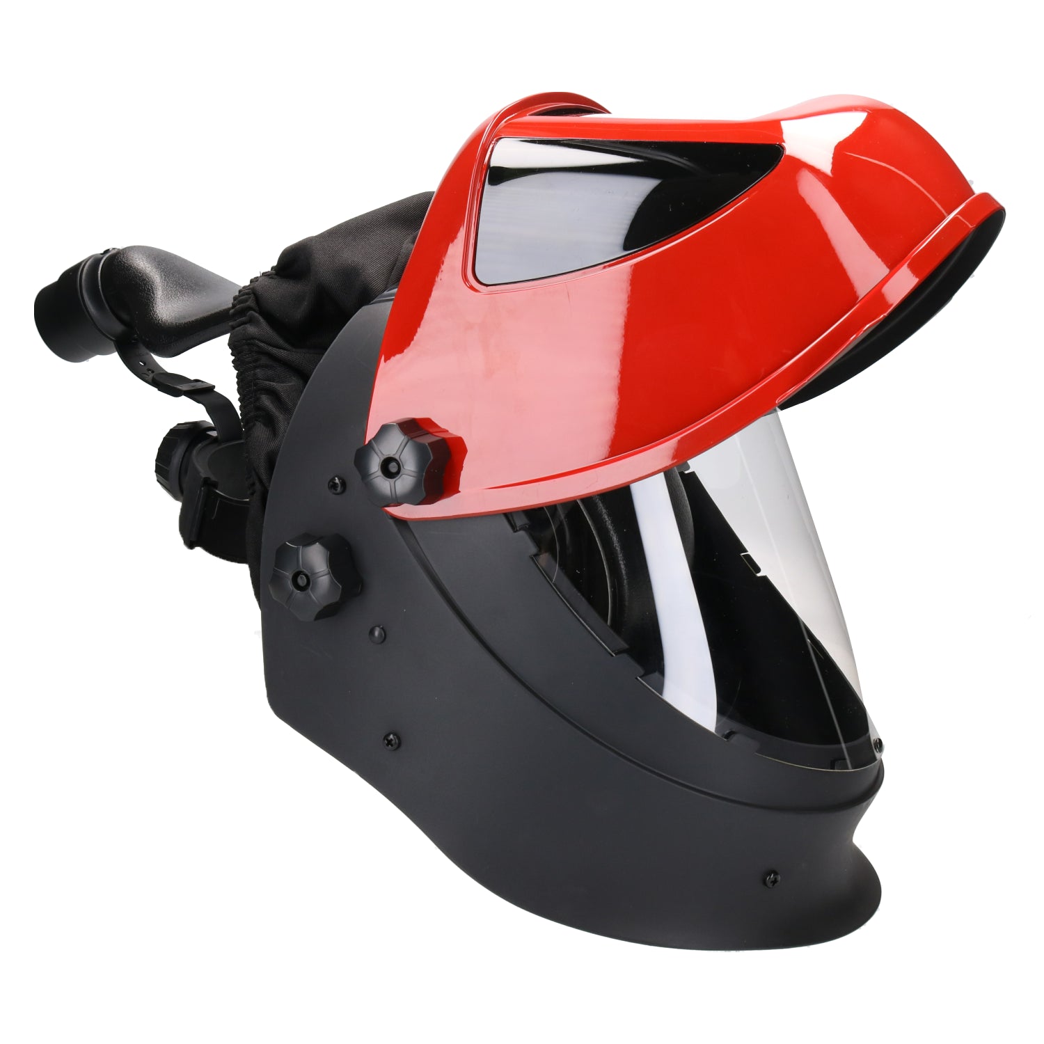 Airfed Auto Darking Schweiß- und Schleif-Klappmaske Helmsystem Weltek