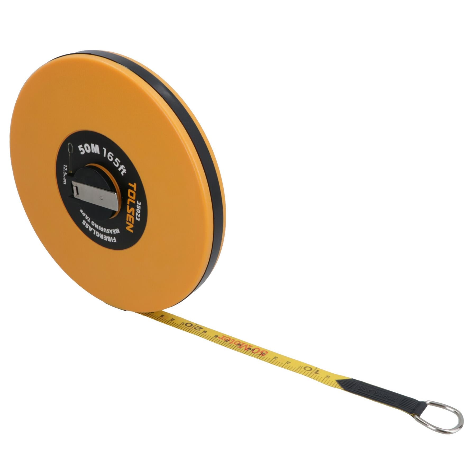 Surveyors Building Builders Fibreglass Tape Measure Measuring Tool 50m / 165 ft