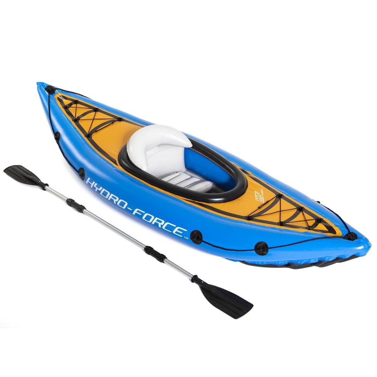 Cove Champion Inflatable Kayak 1 Person with Pump Paddle Canoe Boat Single