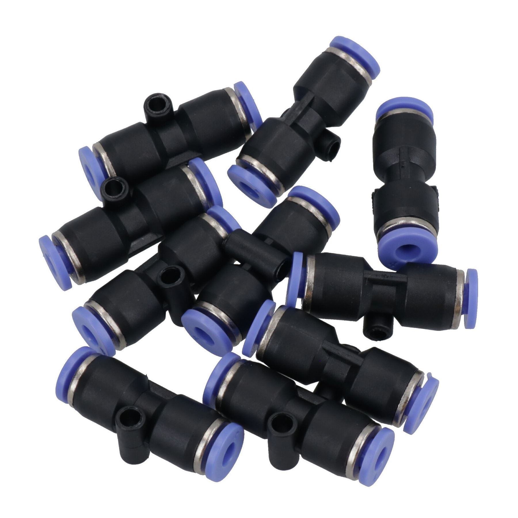4mm (OD) Pneumatische Luft Gerade Schlauch Rohr Rohr Inline Push-Anschluss Airline