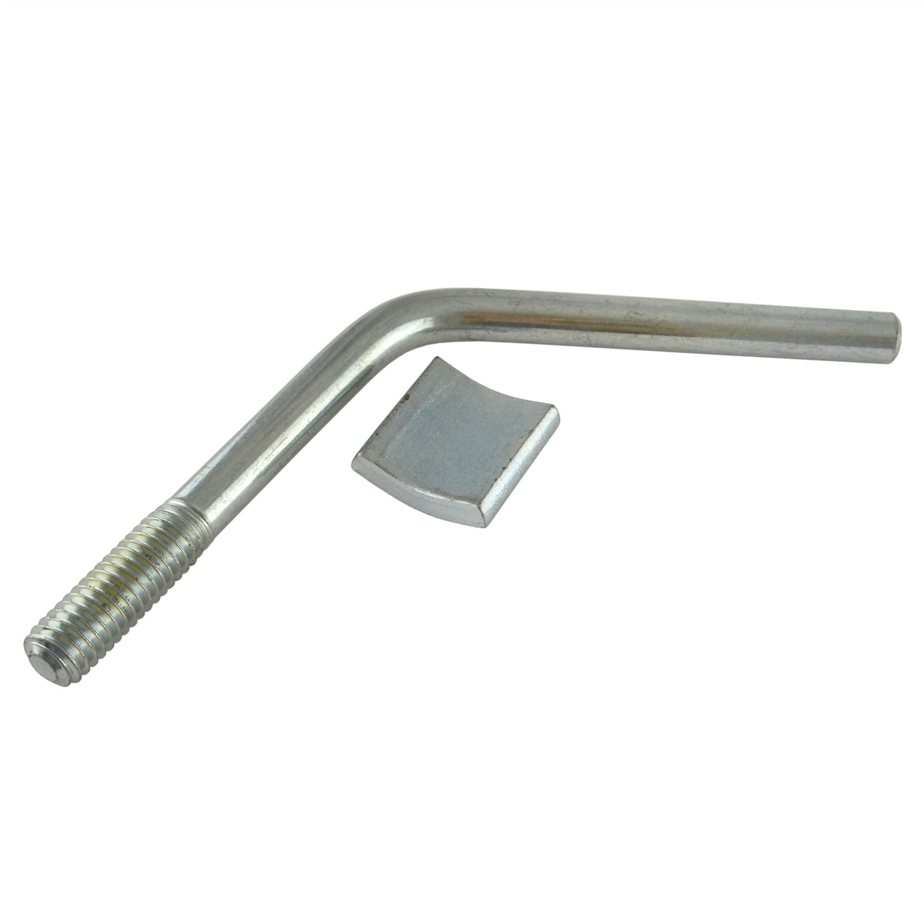 Poignée de verrouillage Bradley + plaque de protection pour attelage de roue jockey BRD13