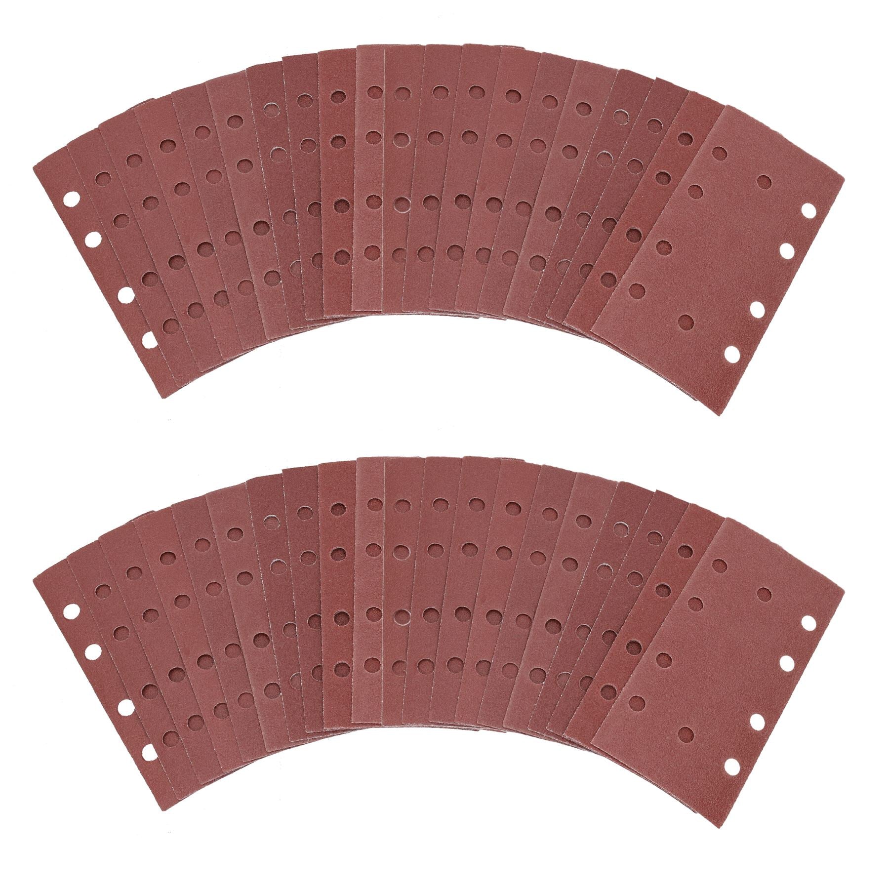 Feuilles de papier abrasif pour ponceuse à grains mixtes auto-agrippants, grain 40 – 120