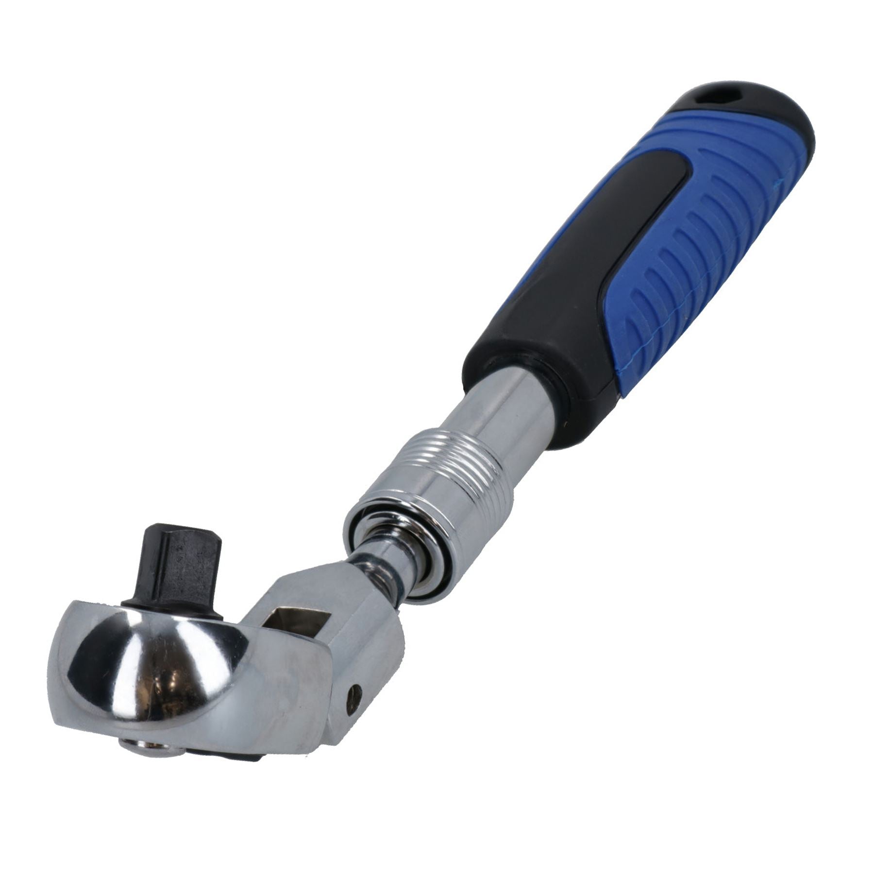 3/8-Zoll-Antrieb, Teleskop-Ratsche mit flexiblem Kopf, 72 Zähne, Schnellspanner, 250 – 350 mm