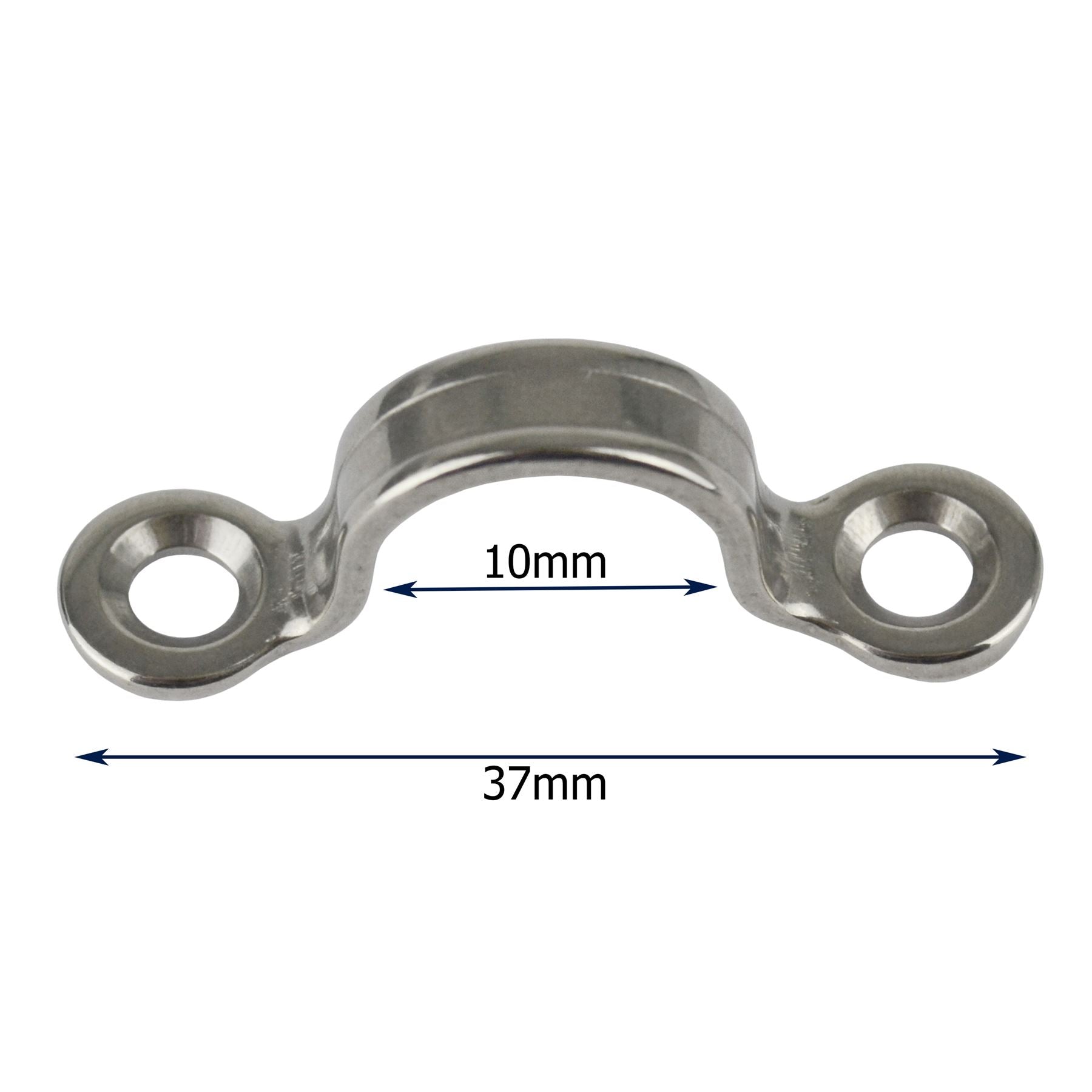Anneaux de fixation pour pare-battage en tôle d'acier inoxydable de 10 mm/13 mm de qualité marine