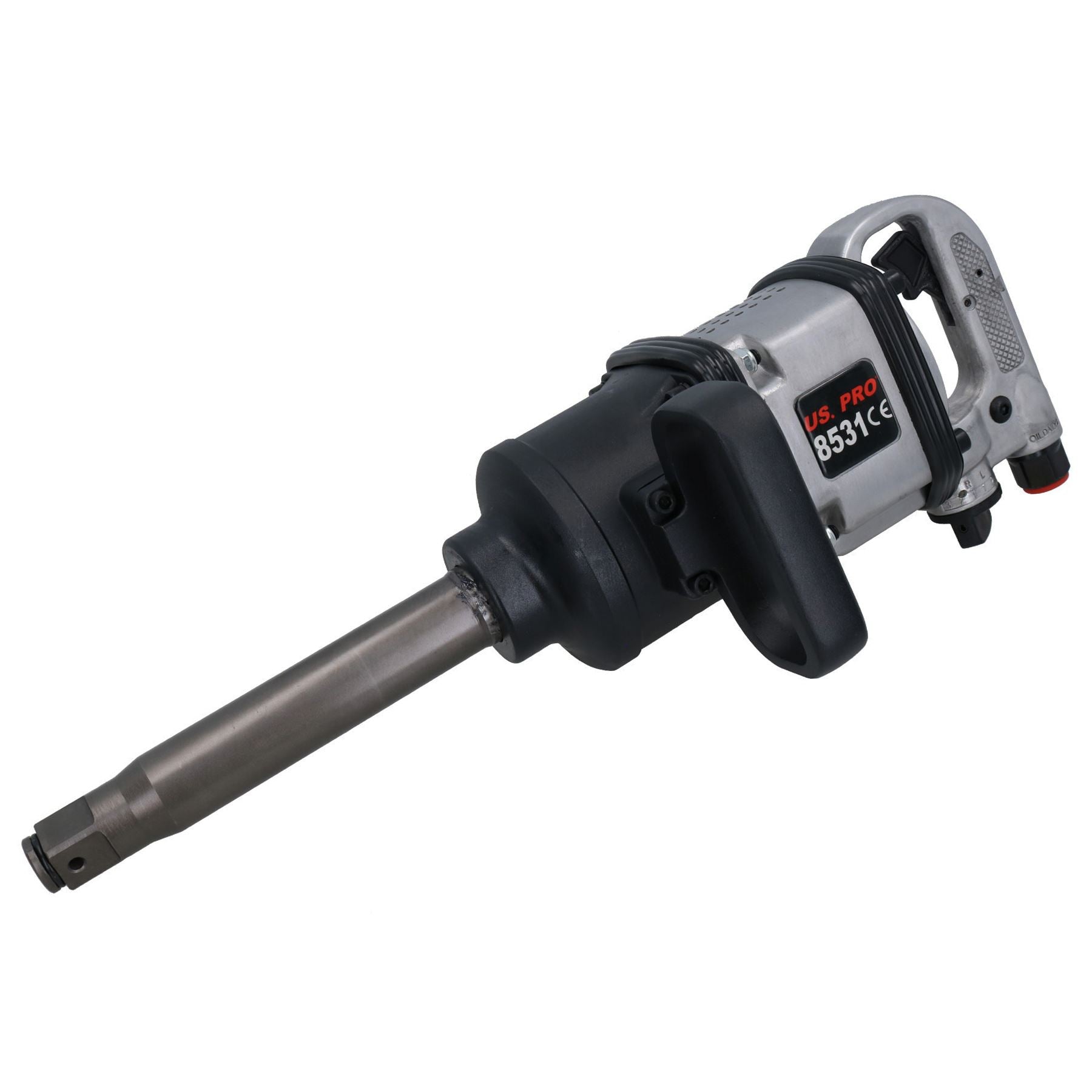 1-Zoll-Antrieb Amboss-Druckluft-Schlagschrauberpistole 2200Nm 8 Stecknüsse 24 – 38 mm + Verlängerungen