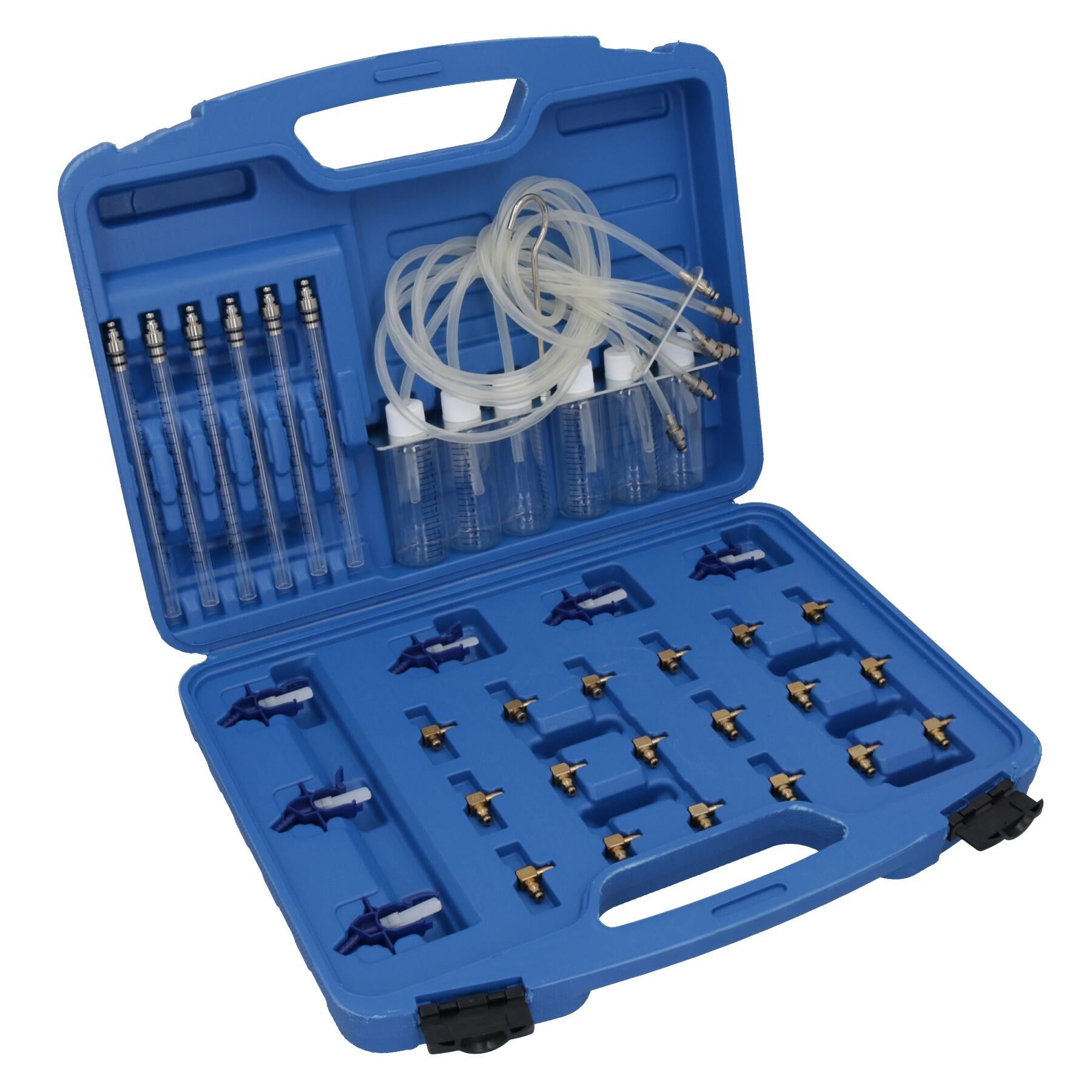 Bosch Delphi Injektor-Durchflussmesser Common Rail Kraftstoffeinspritzdüsensatz + Adapter AT567