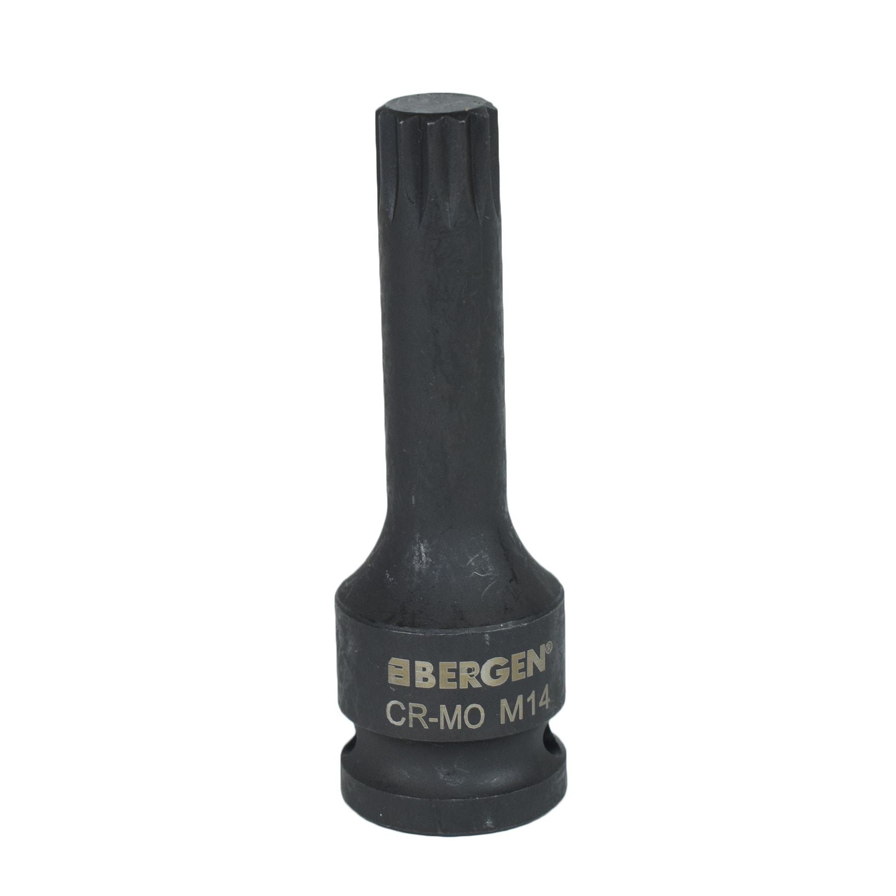 Embout cannelé extra long à impact M14 x 78 mm, douille mâle 1/2"