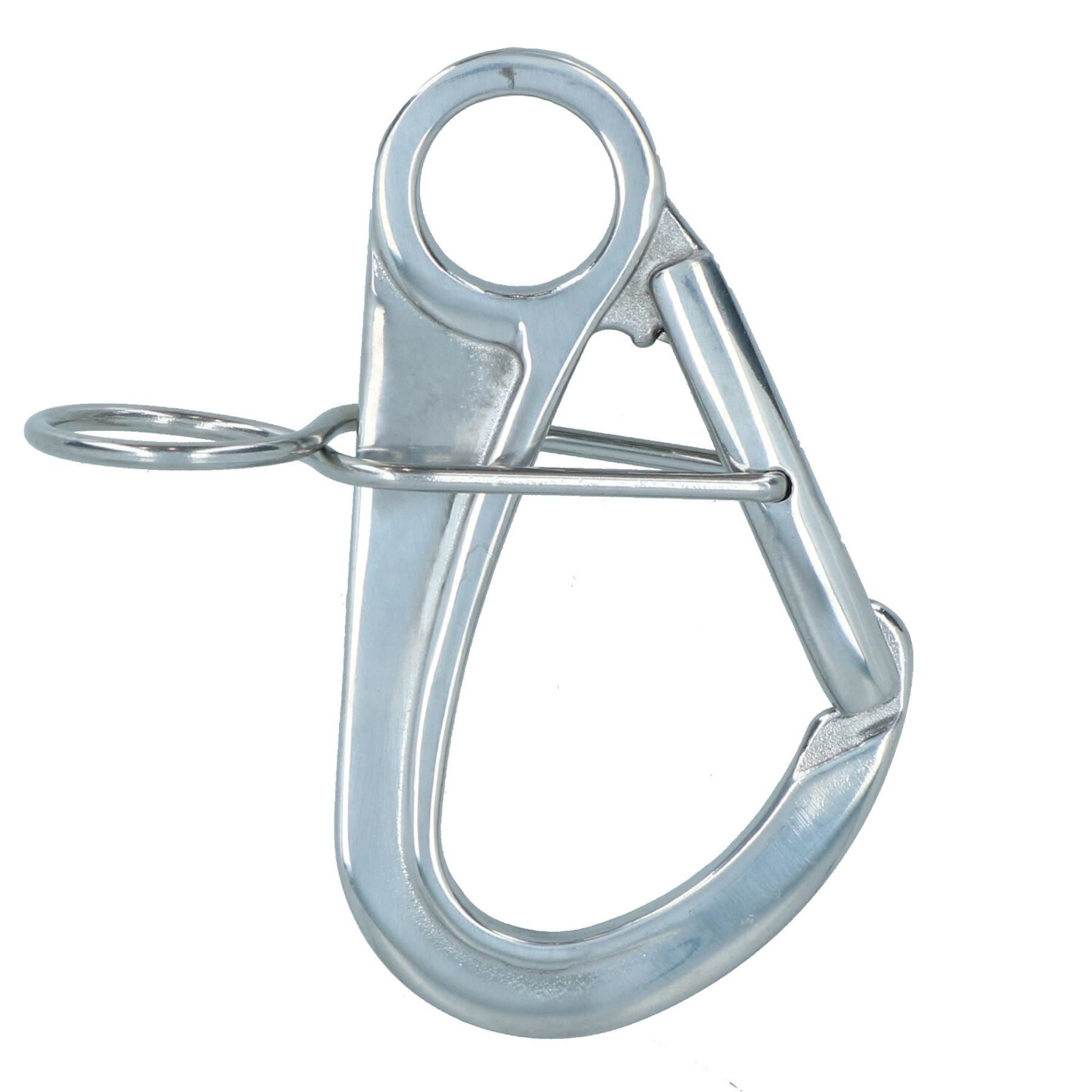 108mm Buoy Mooring Hook Carabiner Carbine Hook Snap Shackle A4 Stainless