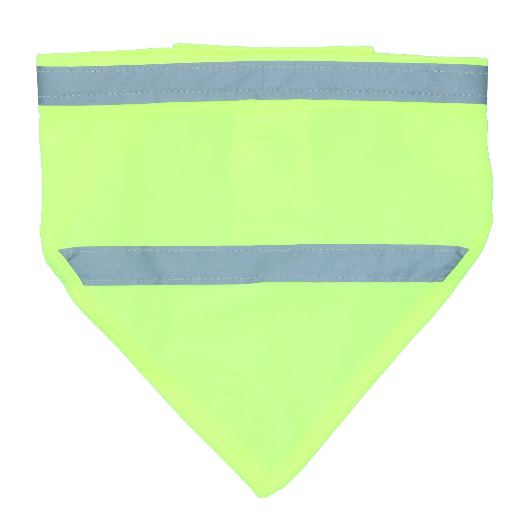 Bandana réfléchissant haute visibilité pour chien, taille unique, accessoire de sécurité pour promenade nocturne