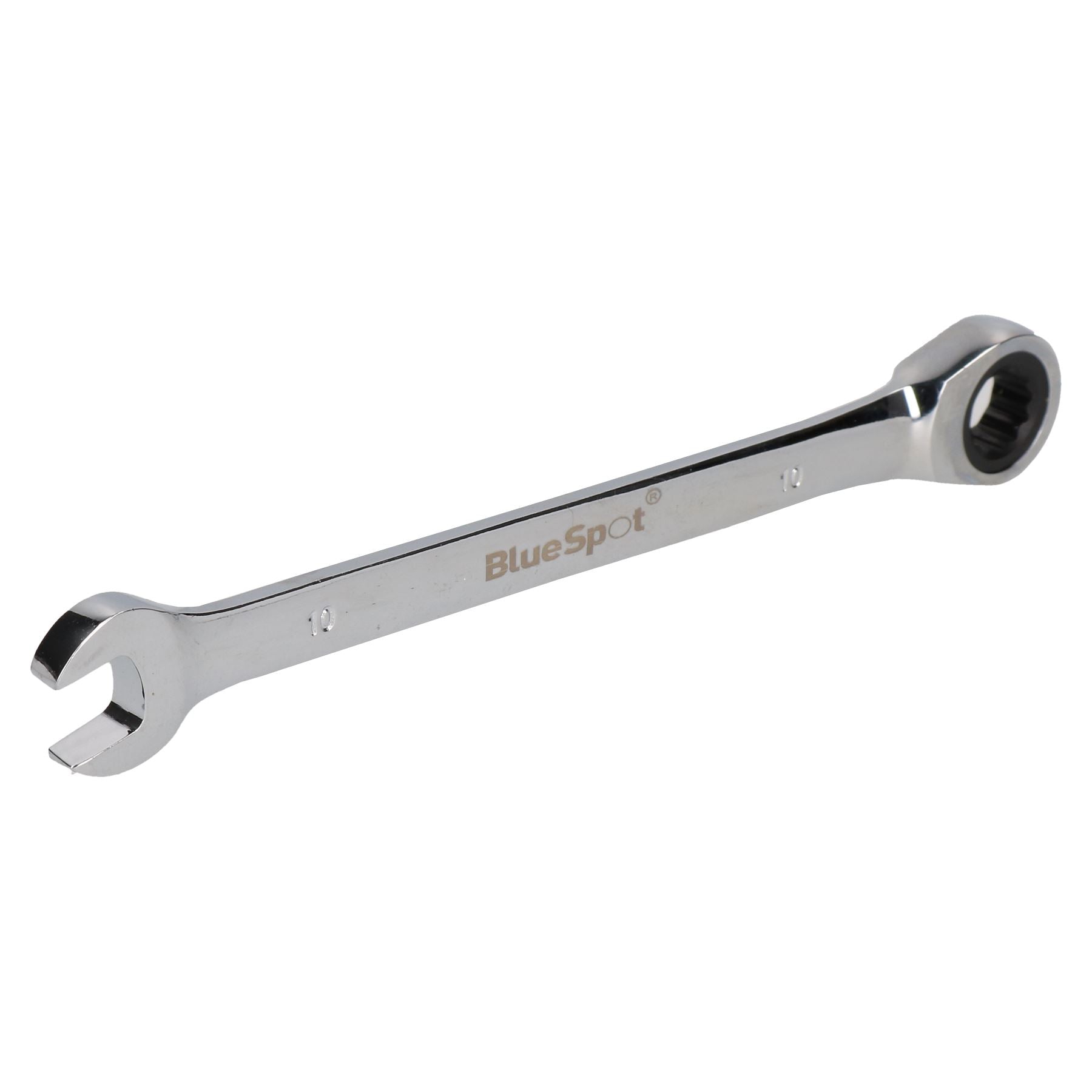 10mm + 13mm metrischer Ratschen-Maulschlüssel, umkehrbar, 72 Zähne