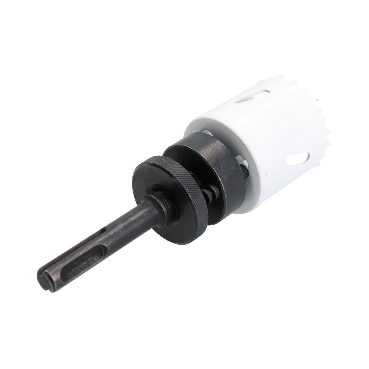 SDS-Plus-Dorndornaufsatz, komplett mit HSS-Lochsäge, 32 mm – 152 mm