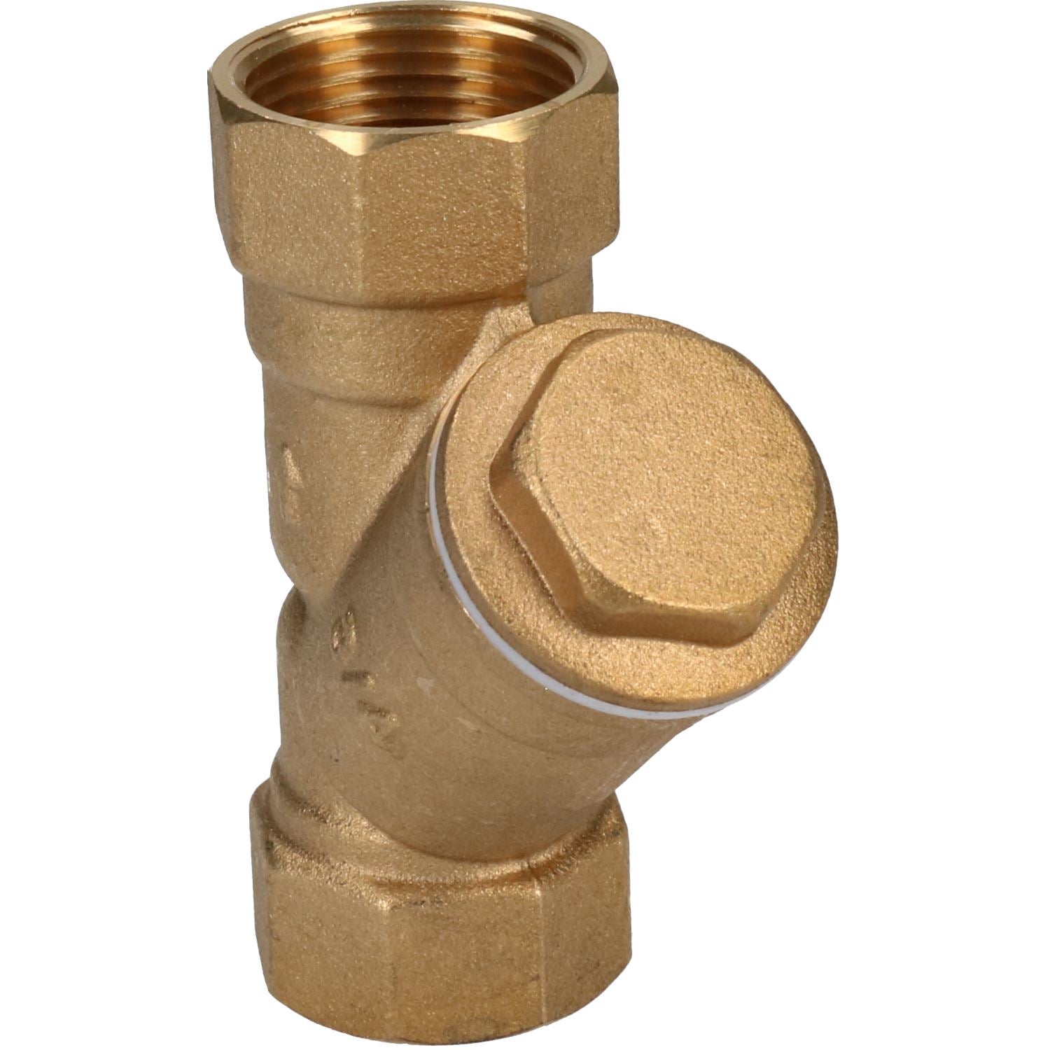 3/4" Compression Inline Y-Strainer Debris Filter Particulate Filtration Strainer