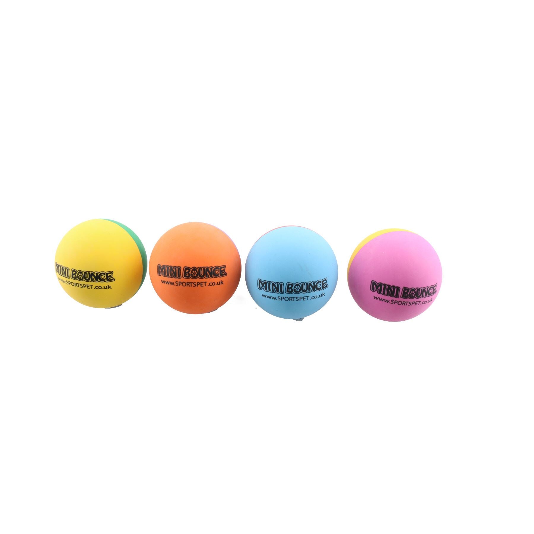4.5cm Tough Mini High Bounce Non Toxic Rubber Balls for Cats Puppy Dogs