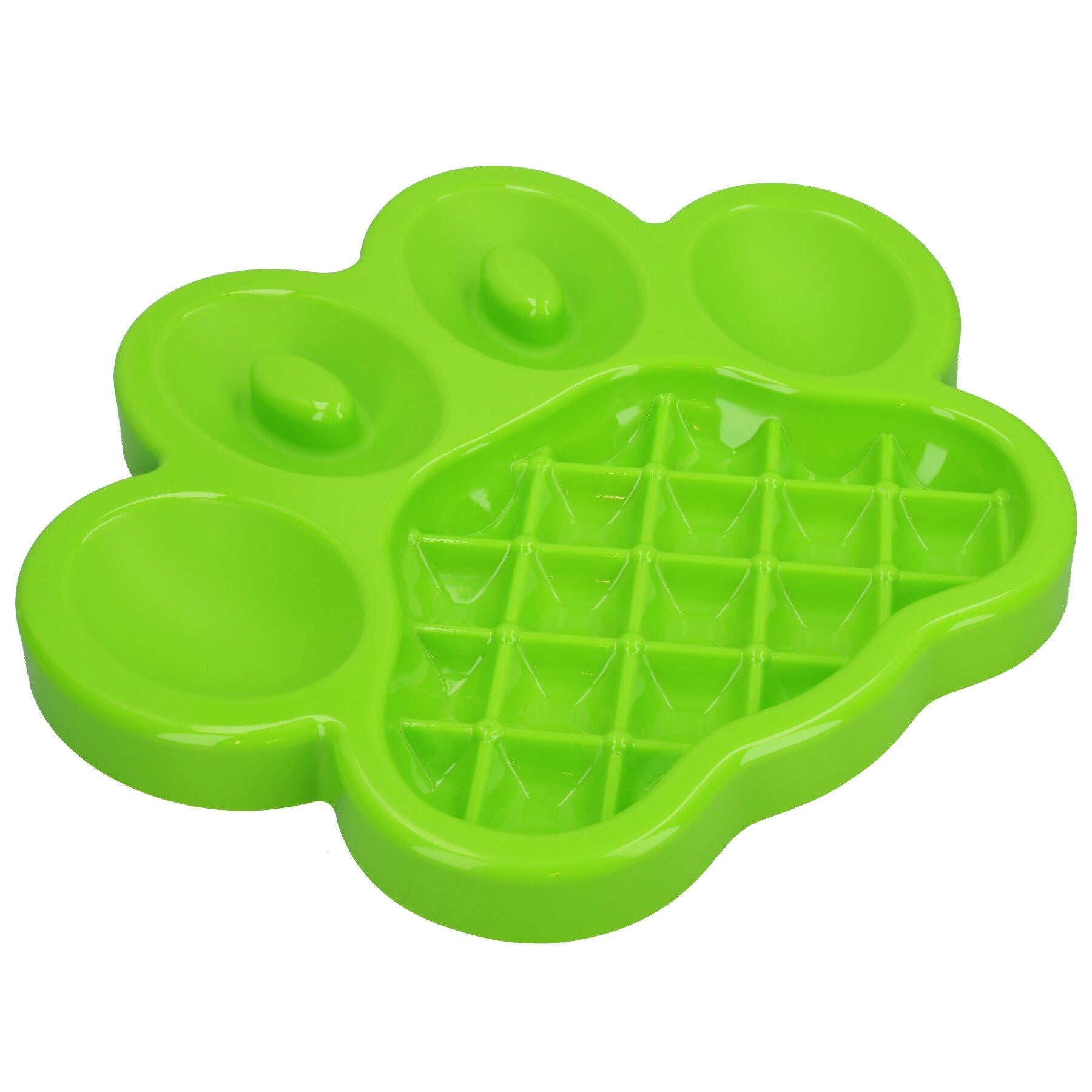 2PK Green Interactive Dog Slow Feeder Dog Food Accessories Control Fast Eating