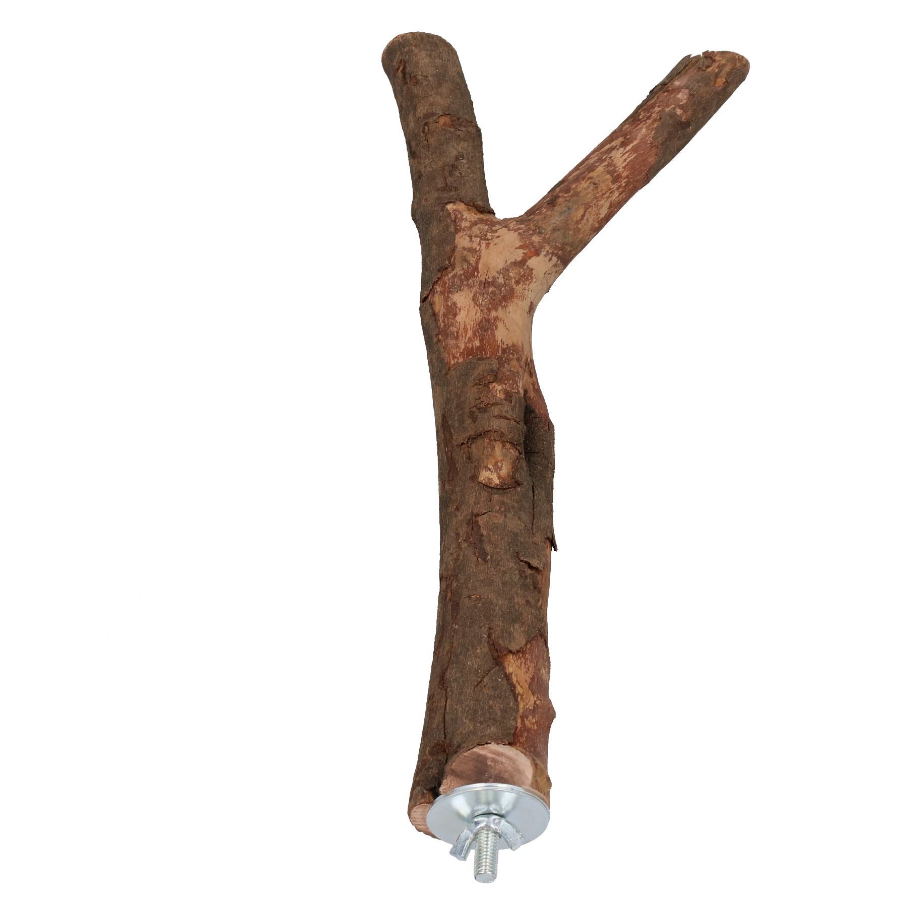 1PK 16" Large Wooden Branch Perch Budgie Parrot Bird Cage Accessories