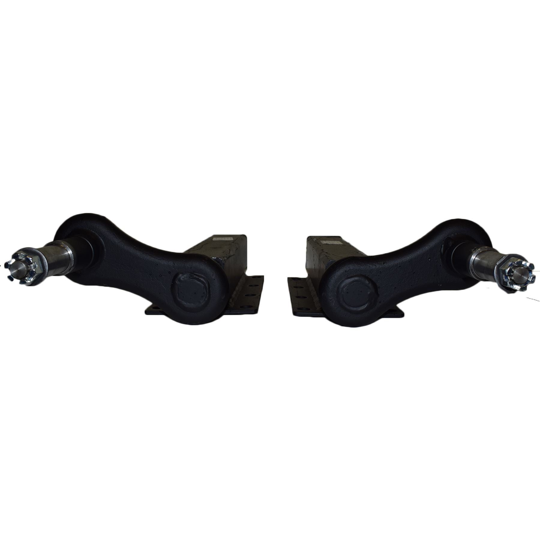 Unités de 750 kg avec talons allongés (paire) Suspension de remorque à mini-roues Ext Stub