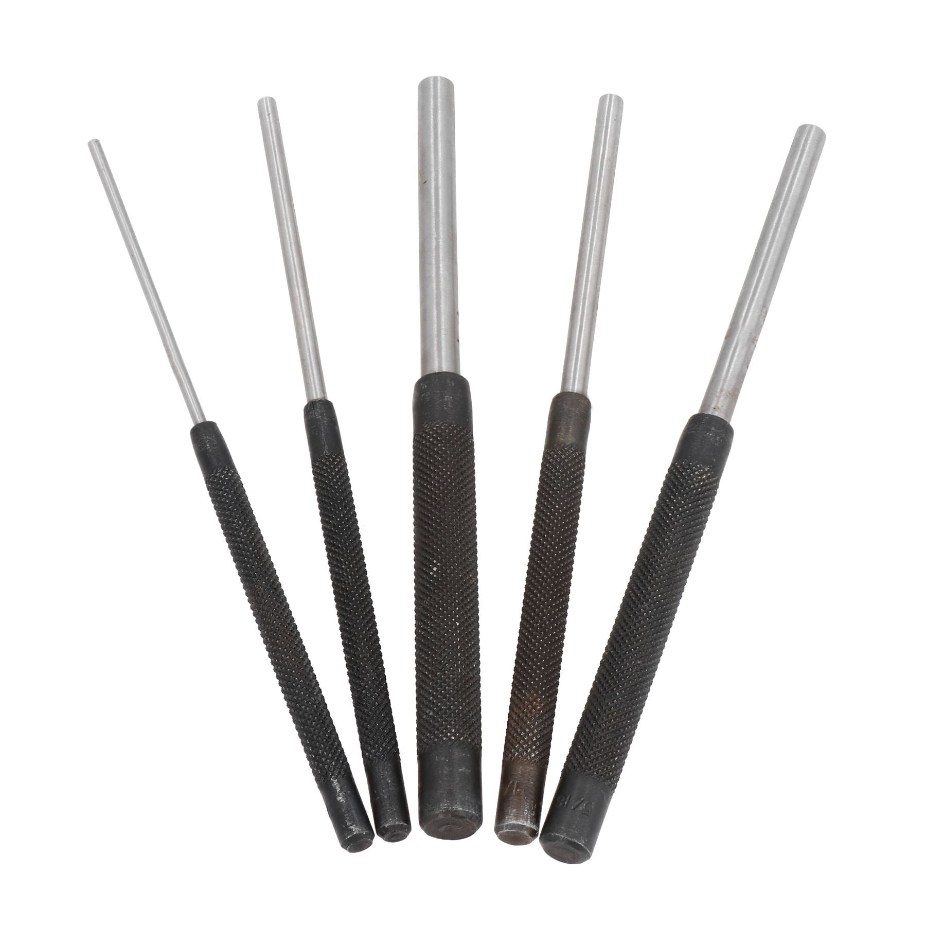Lot de 5 poinçons à goupille parallèle à dérive, taille impériale 1/8 - 5/16 par Bergen