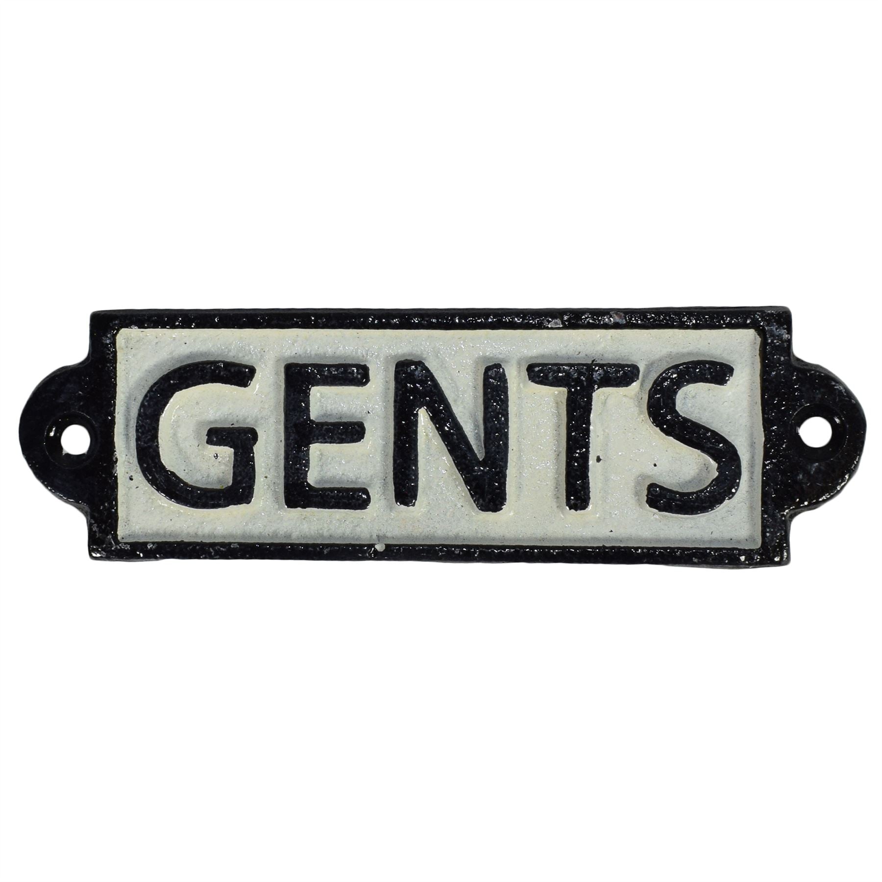 Plaque en fonte pour toilettes pour hommes, porte, mur, poteau de clôture, café, boutique, pub, hôtel, bar