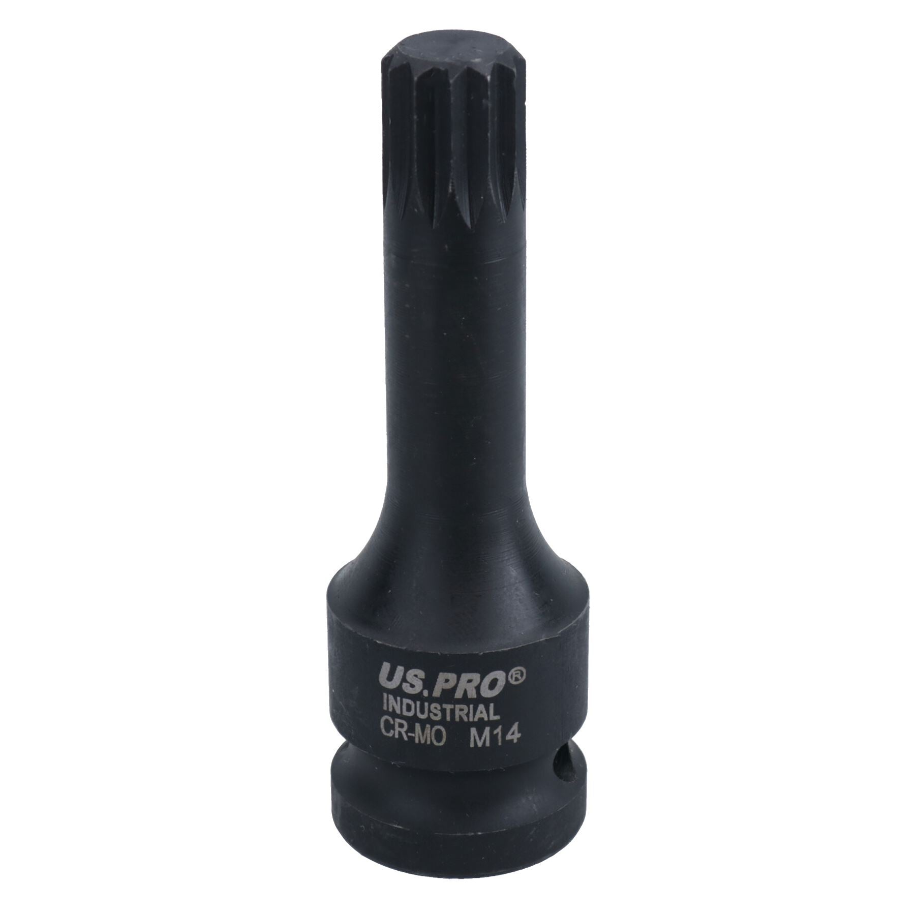 M14 Male Spline Deep Impact Impacted Socket 1/2in Drive Total Length 78mm