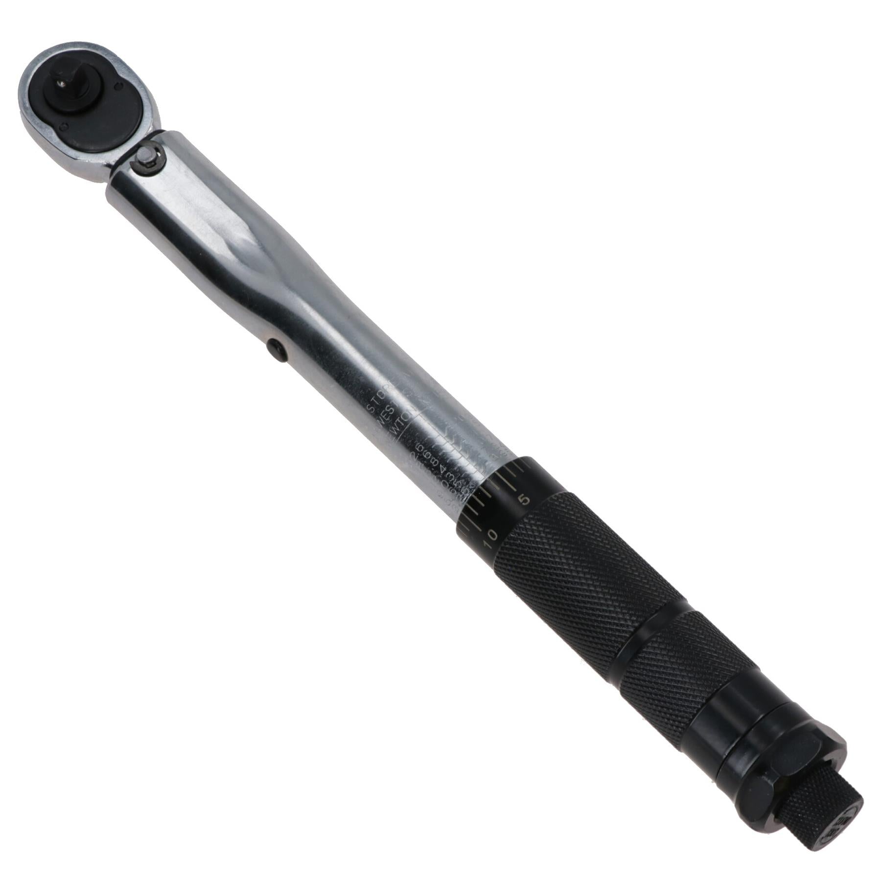 1/4in Drive Micrometer Adjustable Click Torque Wrench Ratchet 2.26 – 22.6Nm